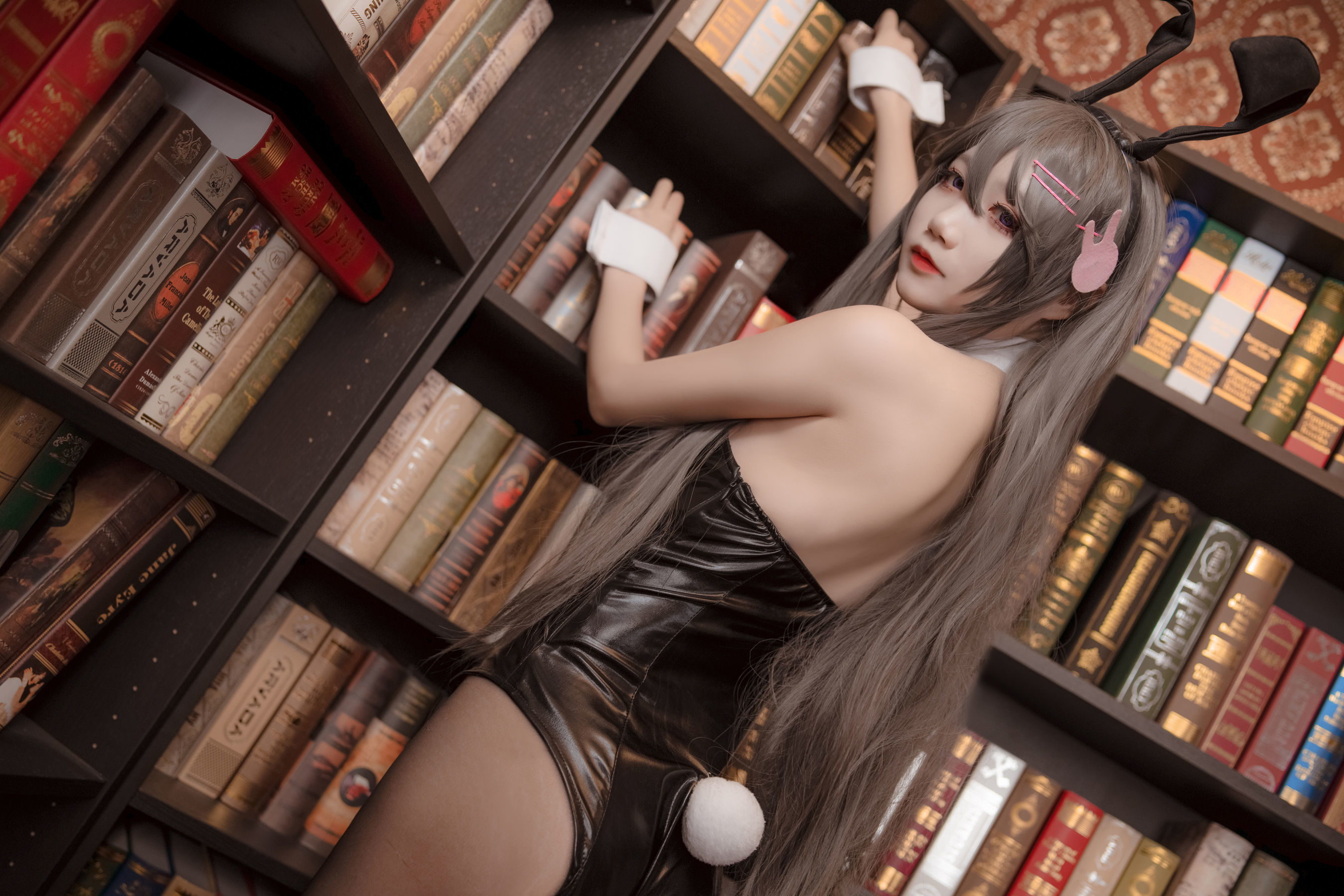 [萝莉COS] 清纯少女五更百鬼 - 樱岛麻衣兔女郎