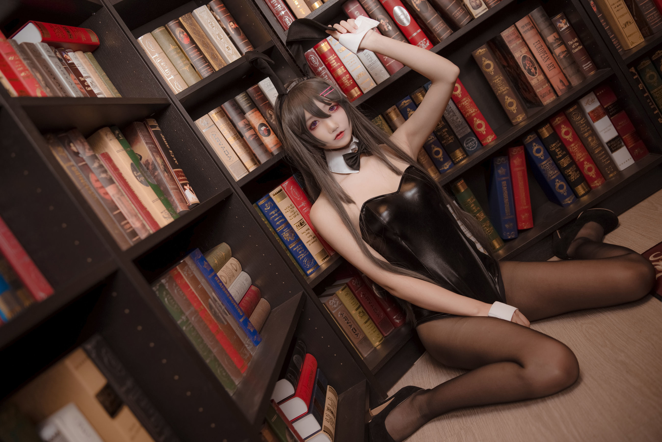 [萝莉COS] 清纯少女五更百鬼 - 樱岛麻衣兔女郎