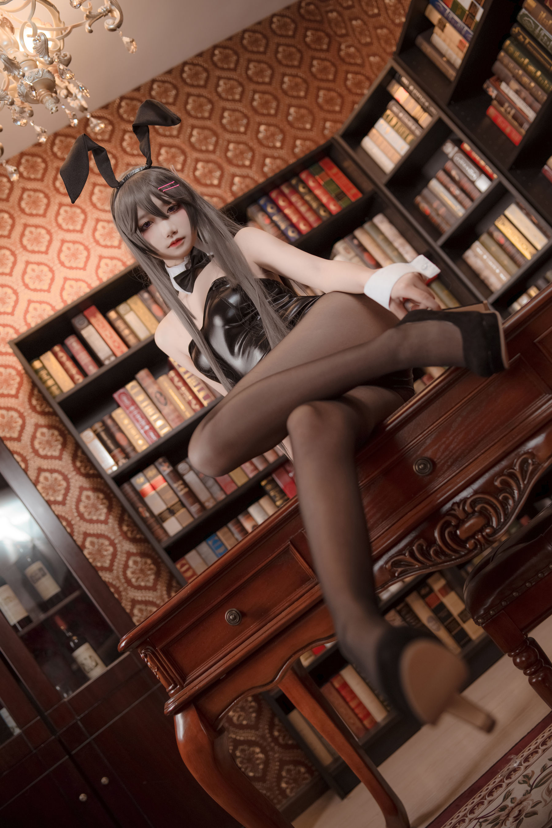[萝莉COS] 清纯少女五更百鬼 - 樱岛麻衣兔女郎