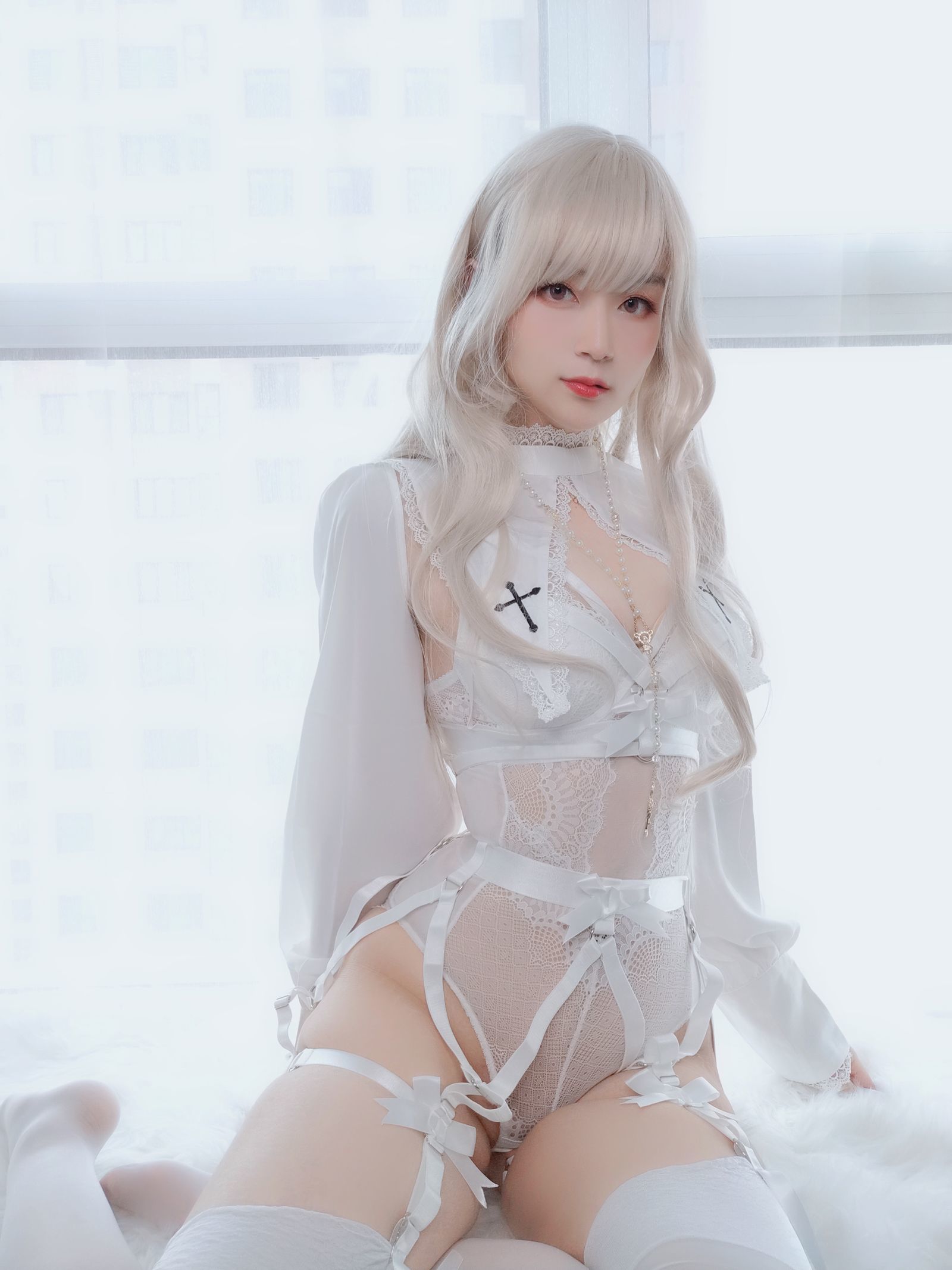 [萝莉COS] 白银 - 纯白圣女