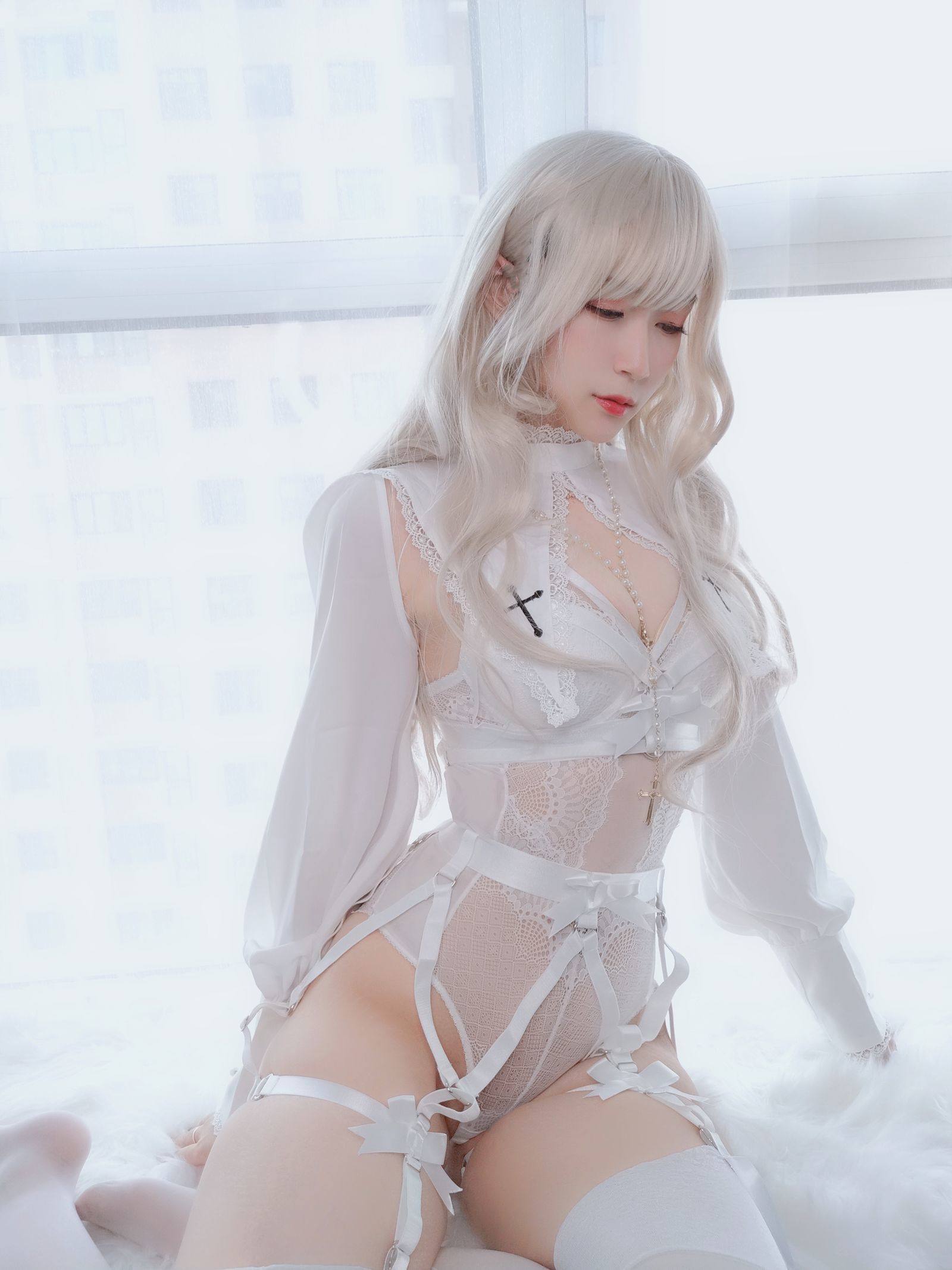 [萝莉COS] 白银 - 纯白圣女