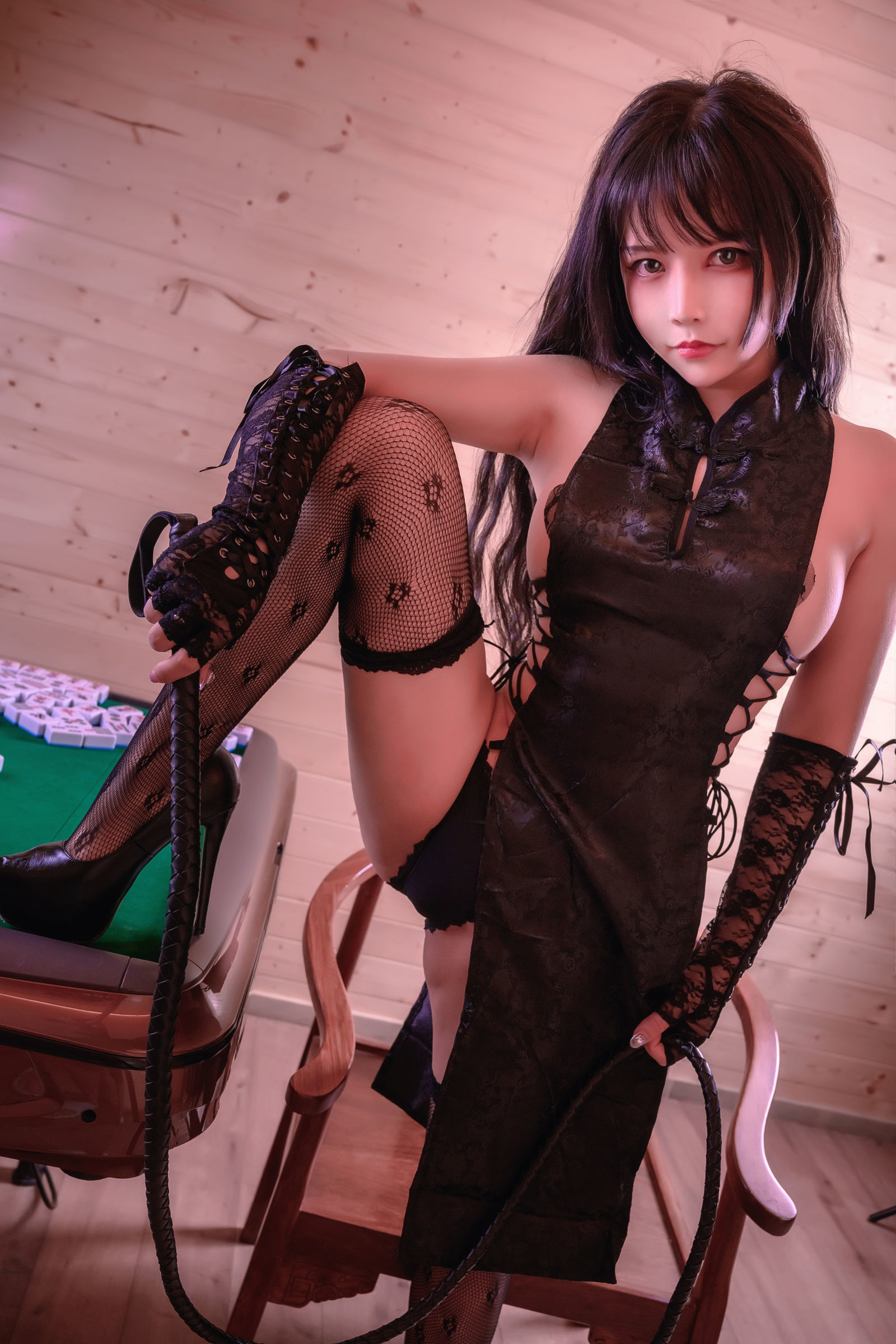 [萝莉COS] 二次元妹子抱走莫子aa - 麻将 SM
