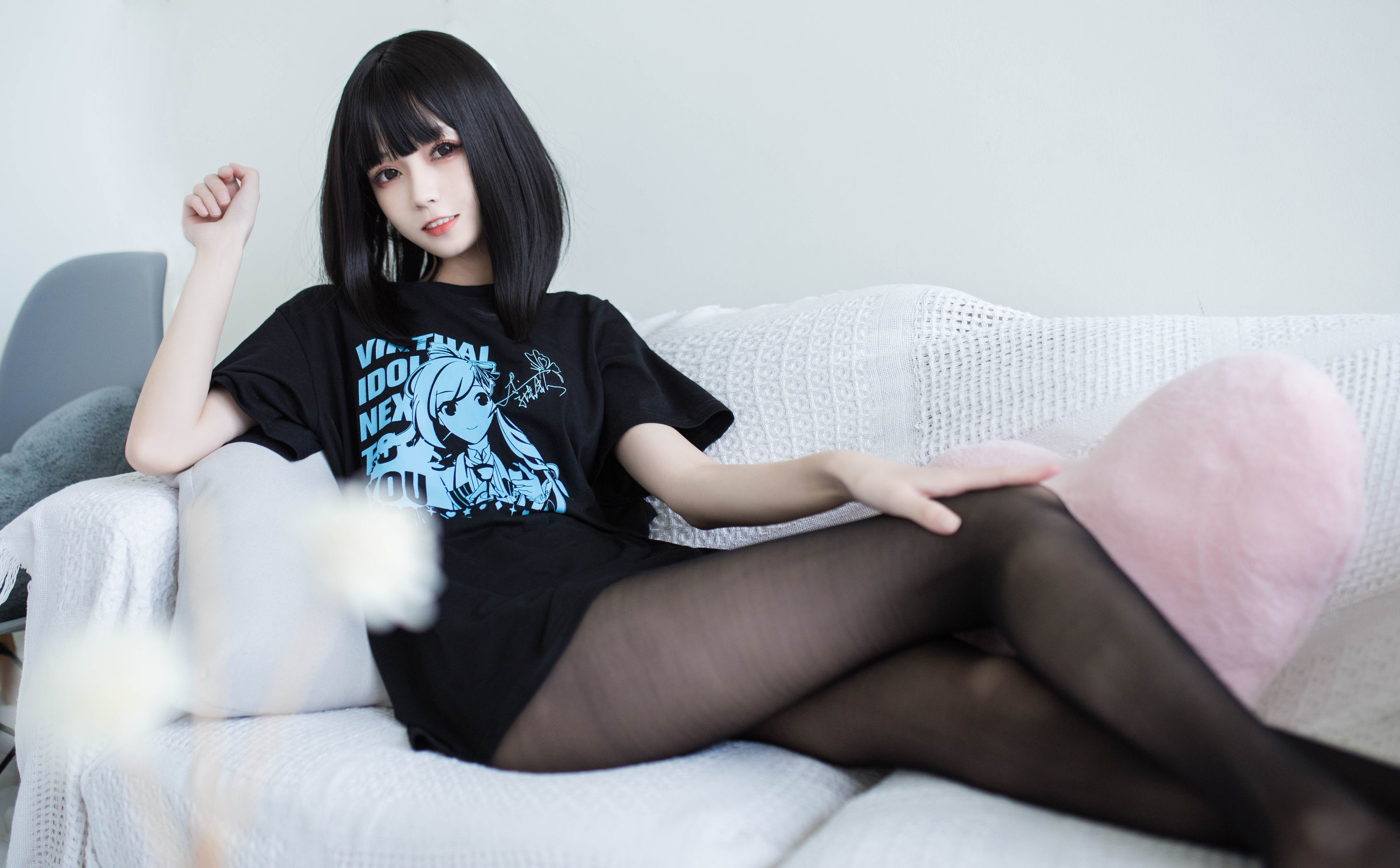 [萝莉COS] 小妖精你的负卿 - 居家私服+穹妹女仆