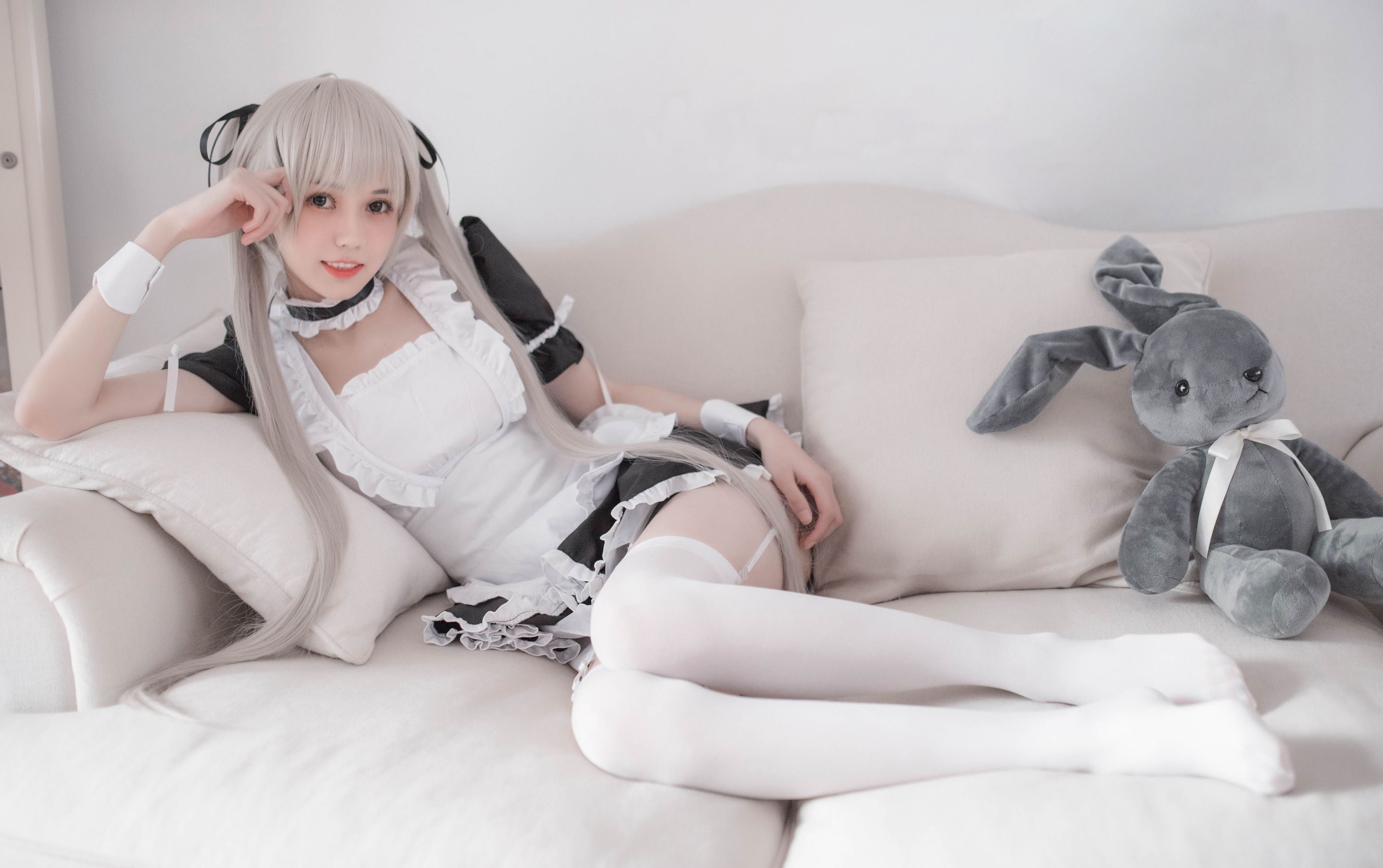 [萝莉COS] 小妖精你的负卿 - 居家私服+穹妹女仆