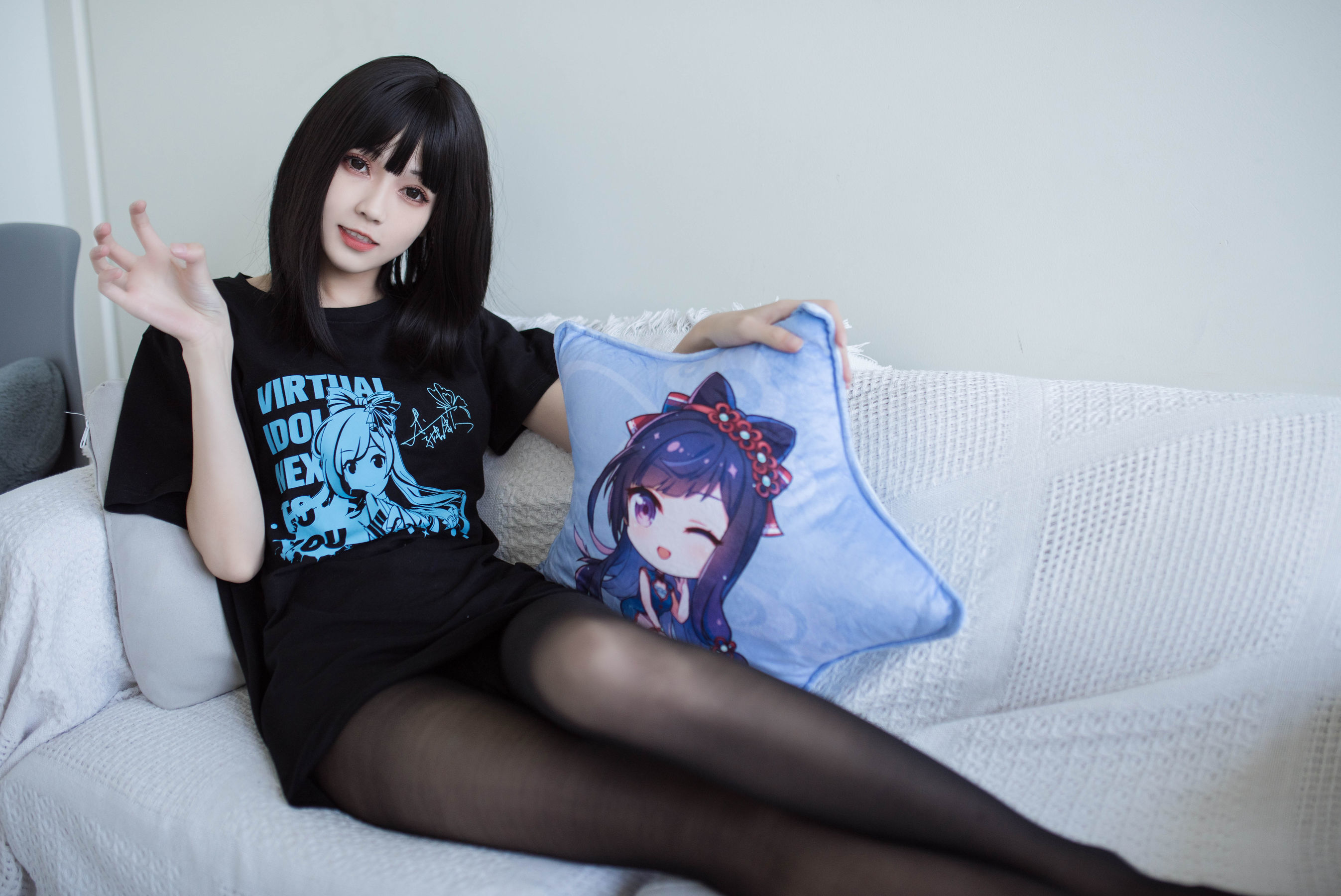 [萝莉COS] 小妖精你的负卿 - 居家私服+穹妹女仆
