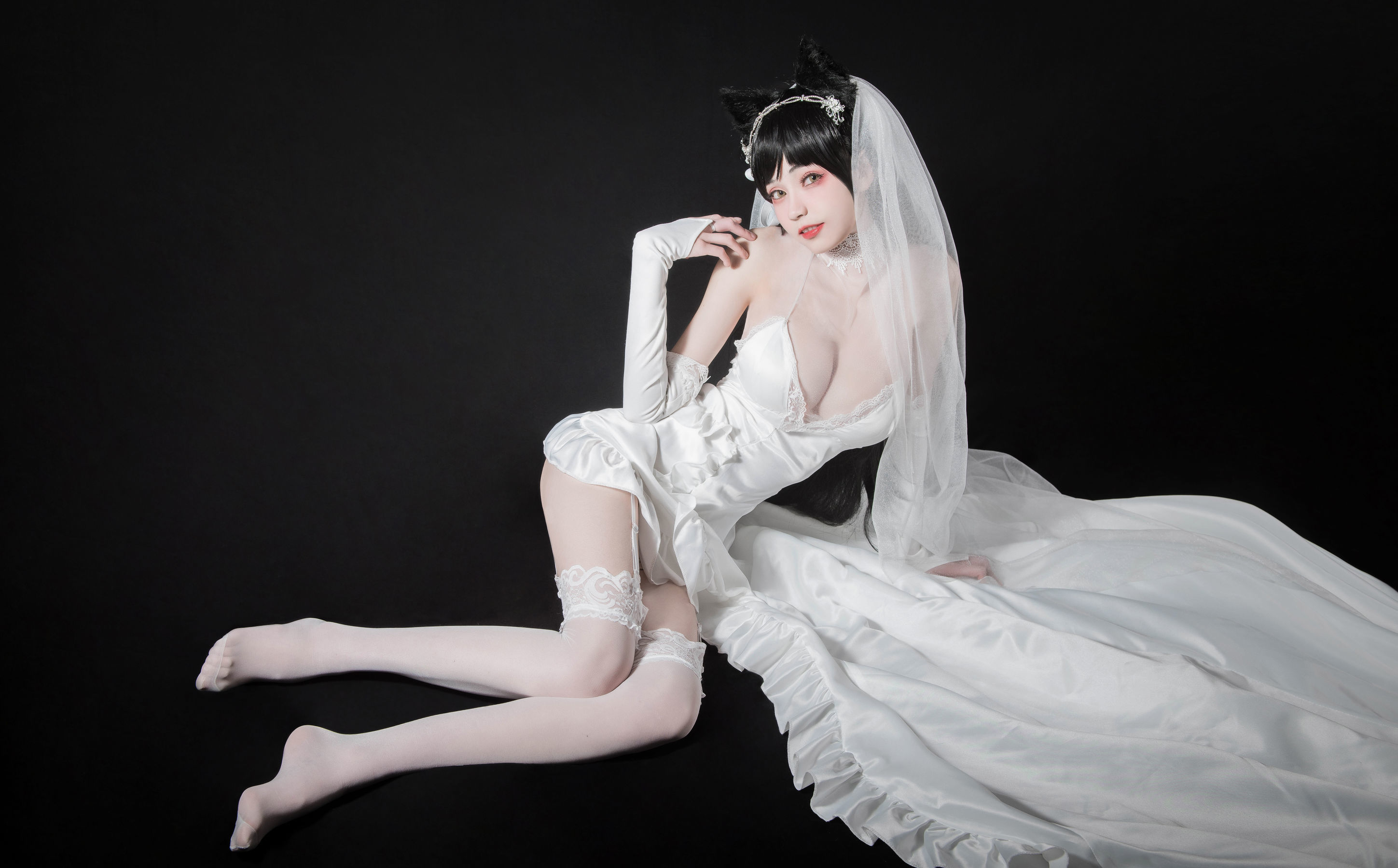 [萝莉COS] 小妖精你的负卿 - 爱宕花嫁