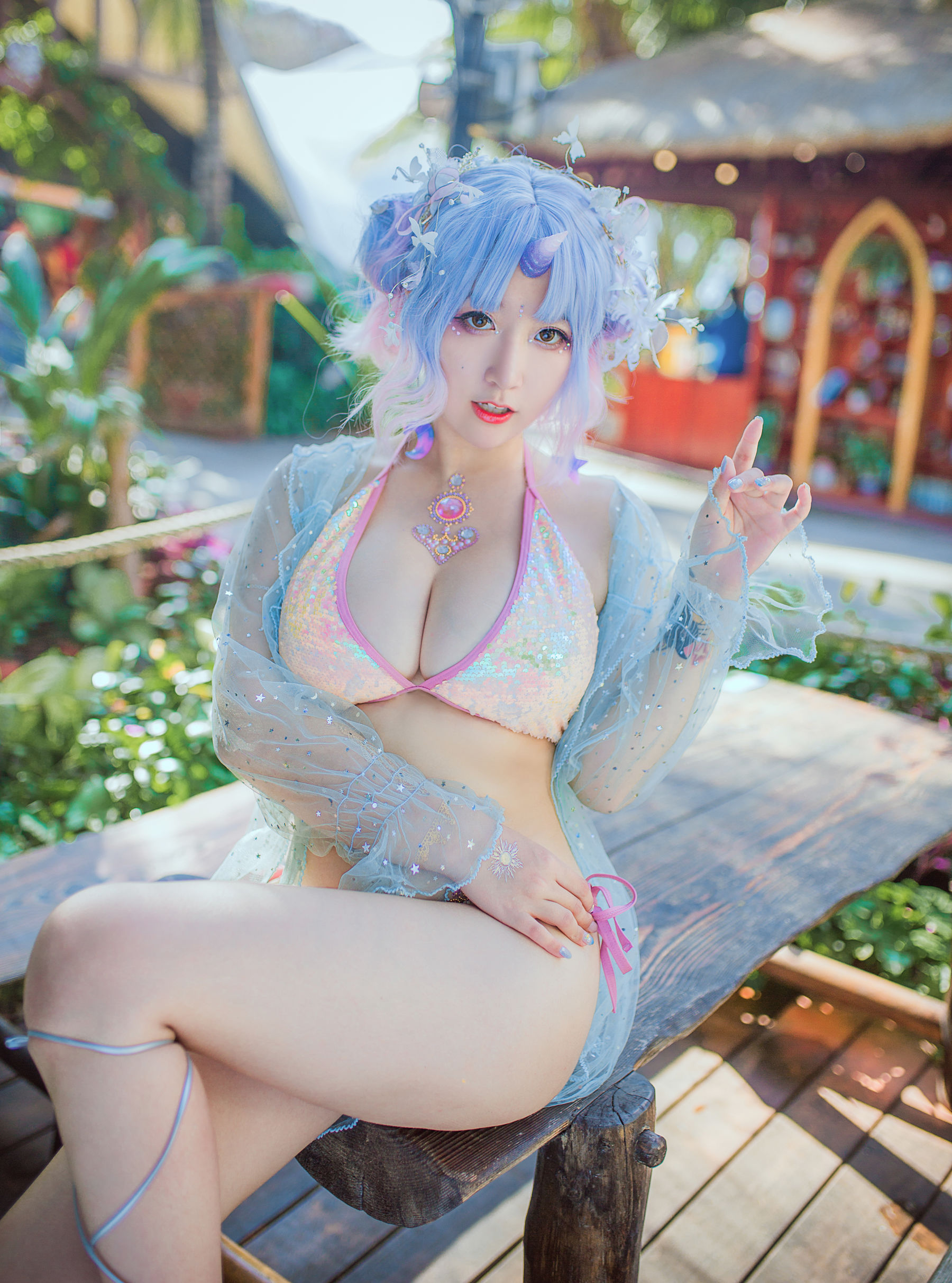 [萝莉COS] 巨乳猫九酱Sakura - 兽の物语