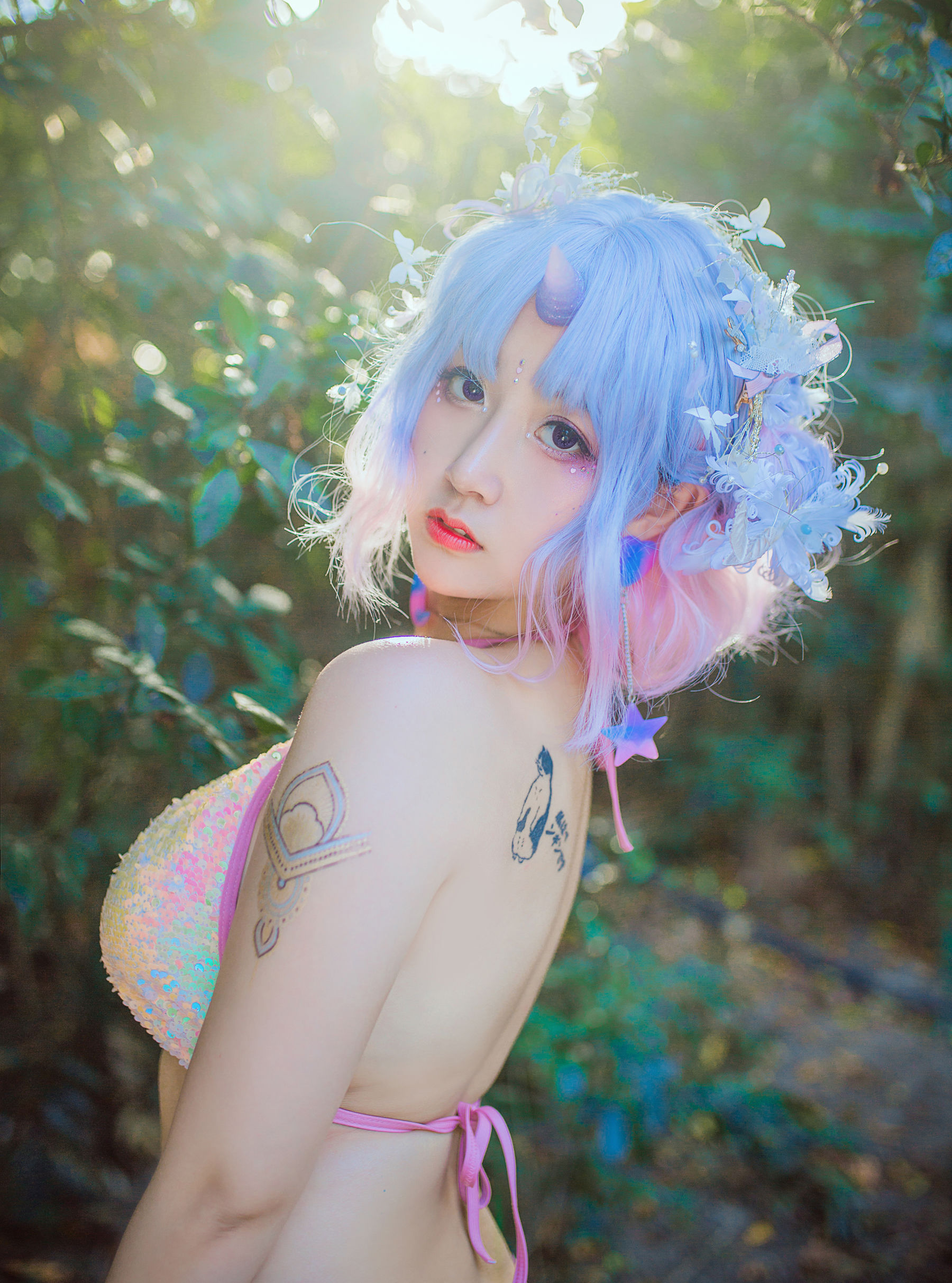 [萝莉COS] 巨乳猫九酱Sakura - 兽の物语