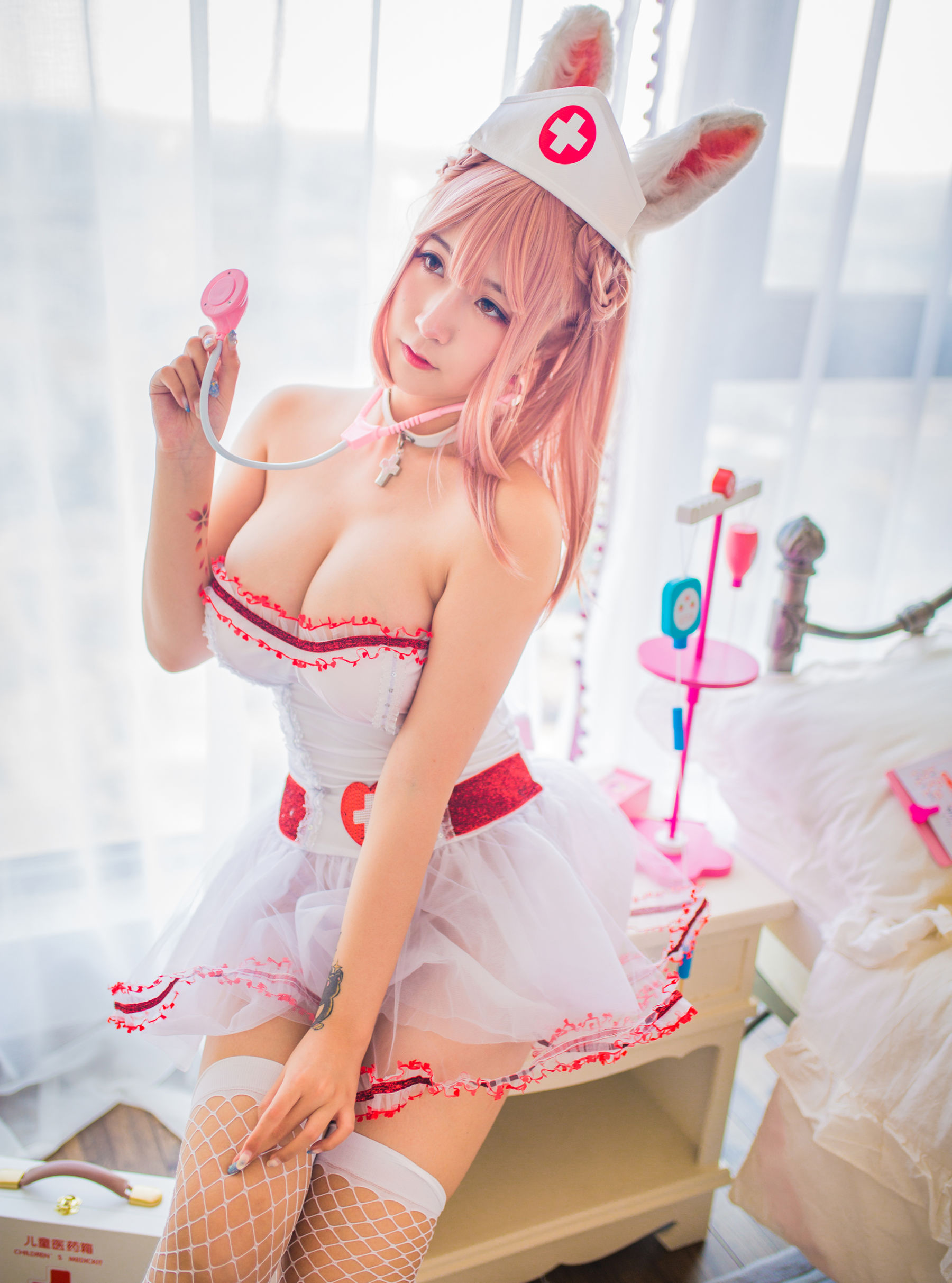 [萝莉COS] 巨乳猫九酱Sakura - 兽の物语