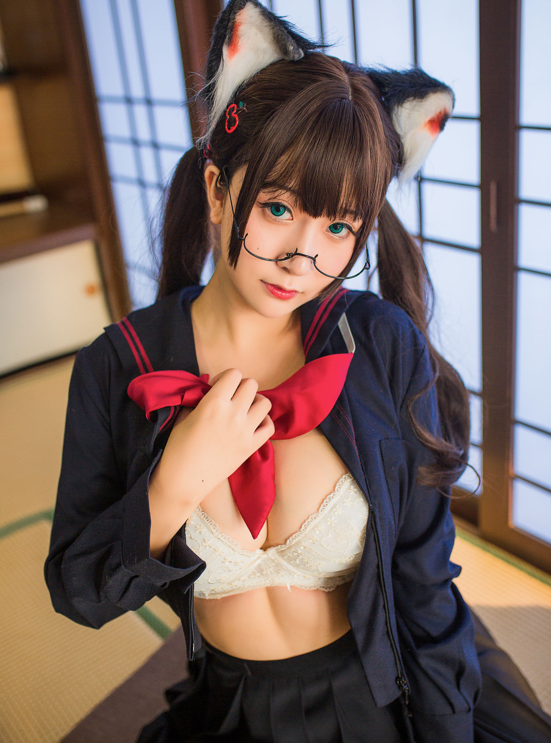 [萝莉COS] 巨乳猫九酱Sakura - 兽の物语