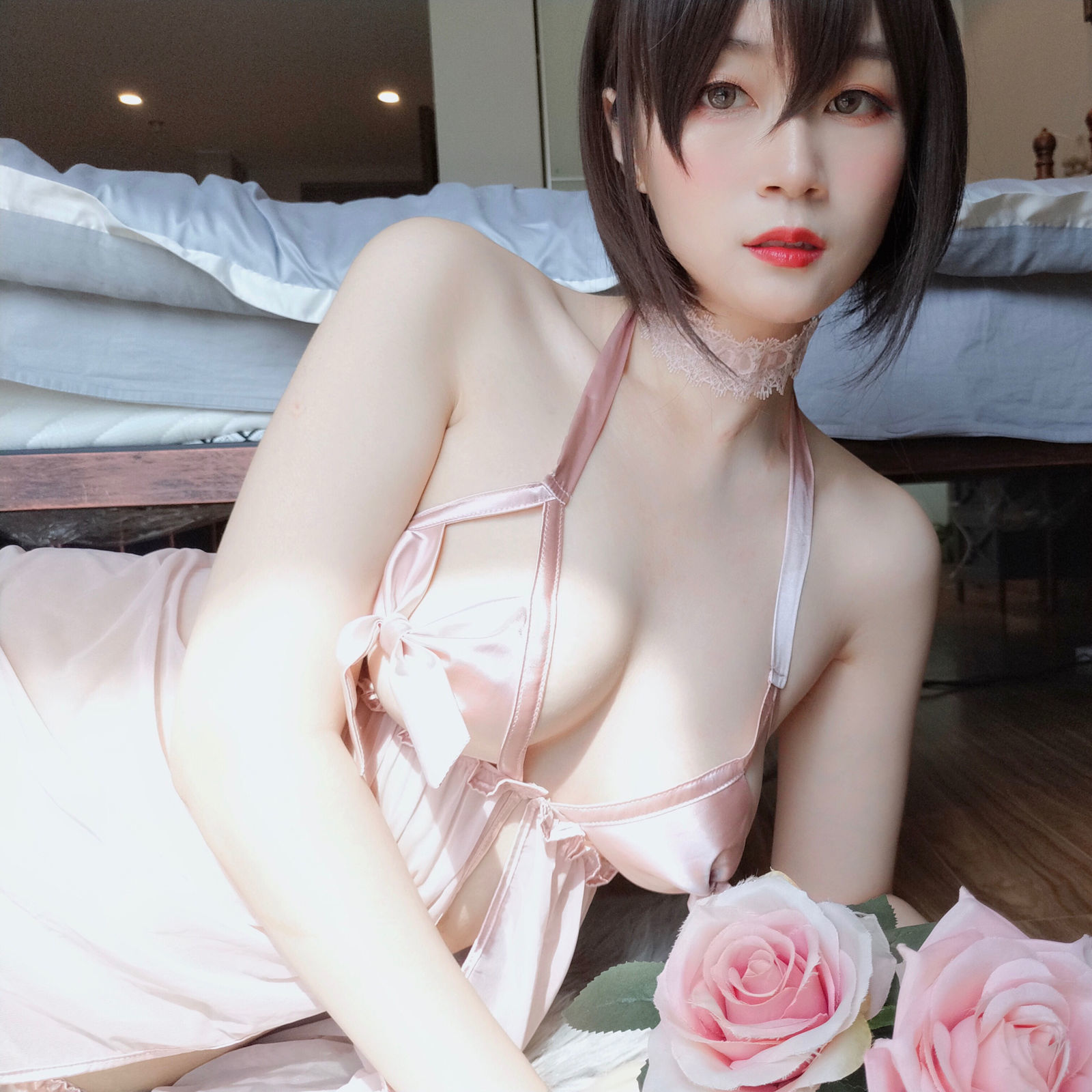 [萝莉COS] 白银 - 粉色睡衣