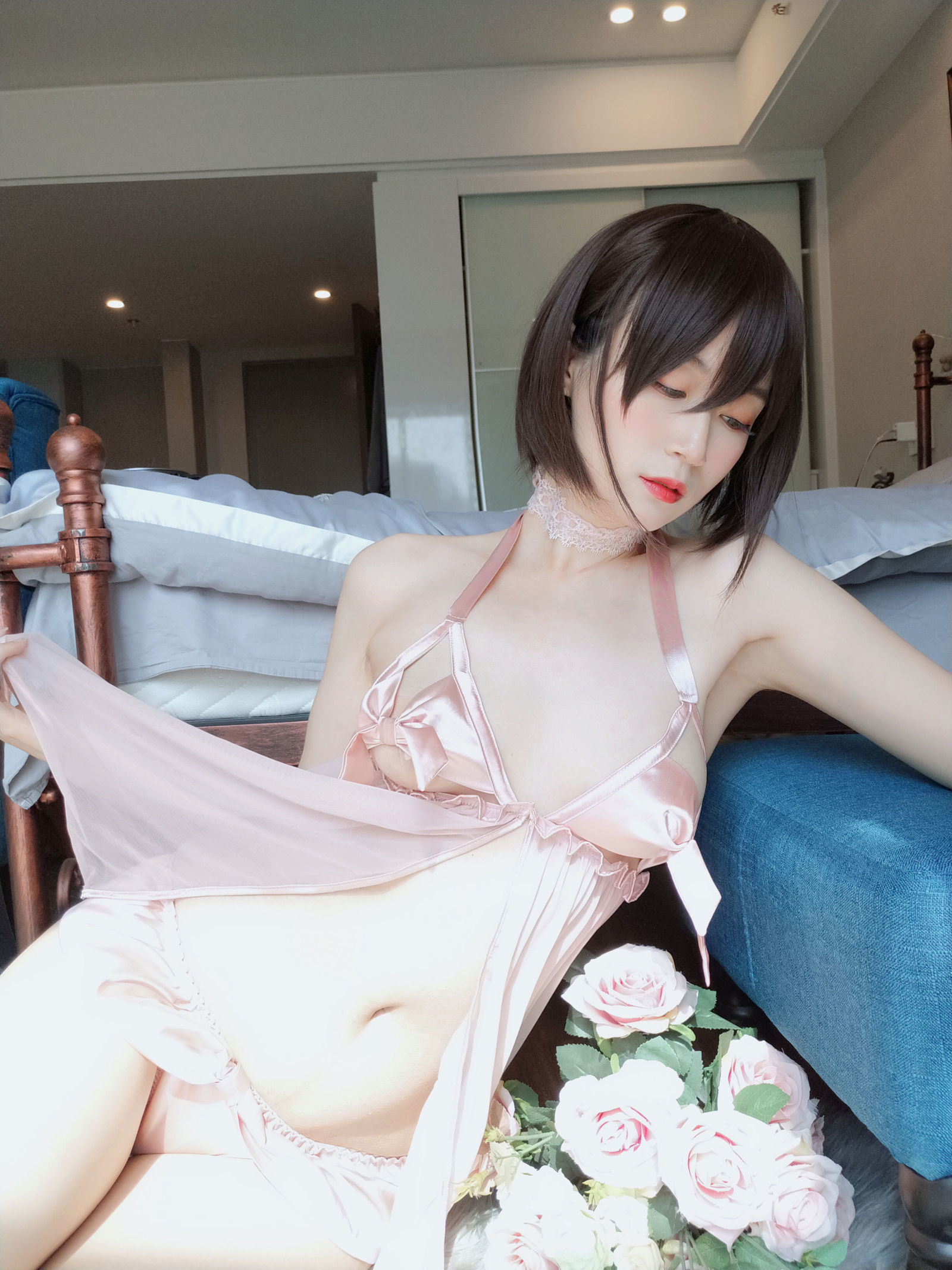 [萝莉COS] 白银 - 粉色睡衣