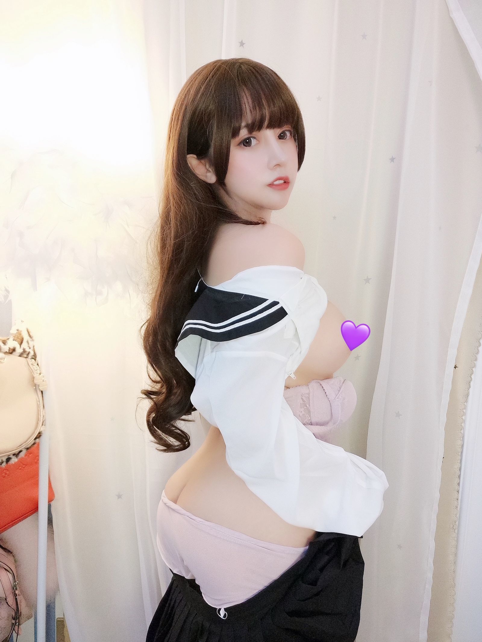 [萝莉COS] 斗鱼米线线sama - JK诱惑
