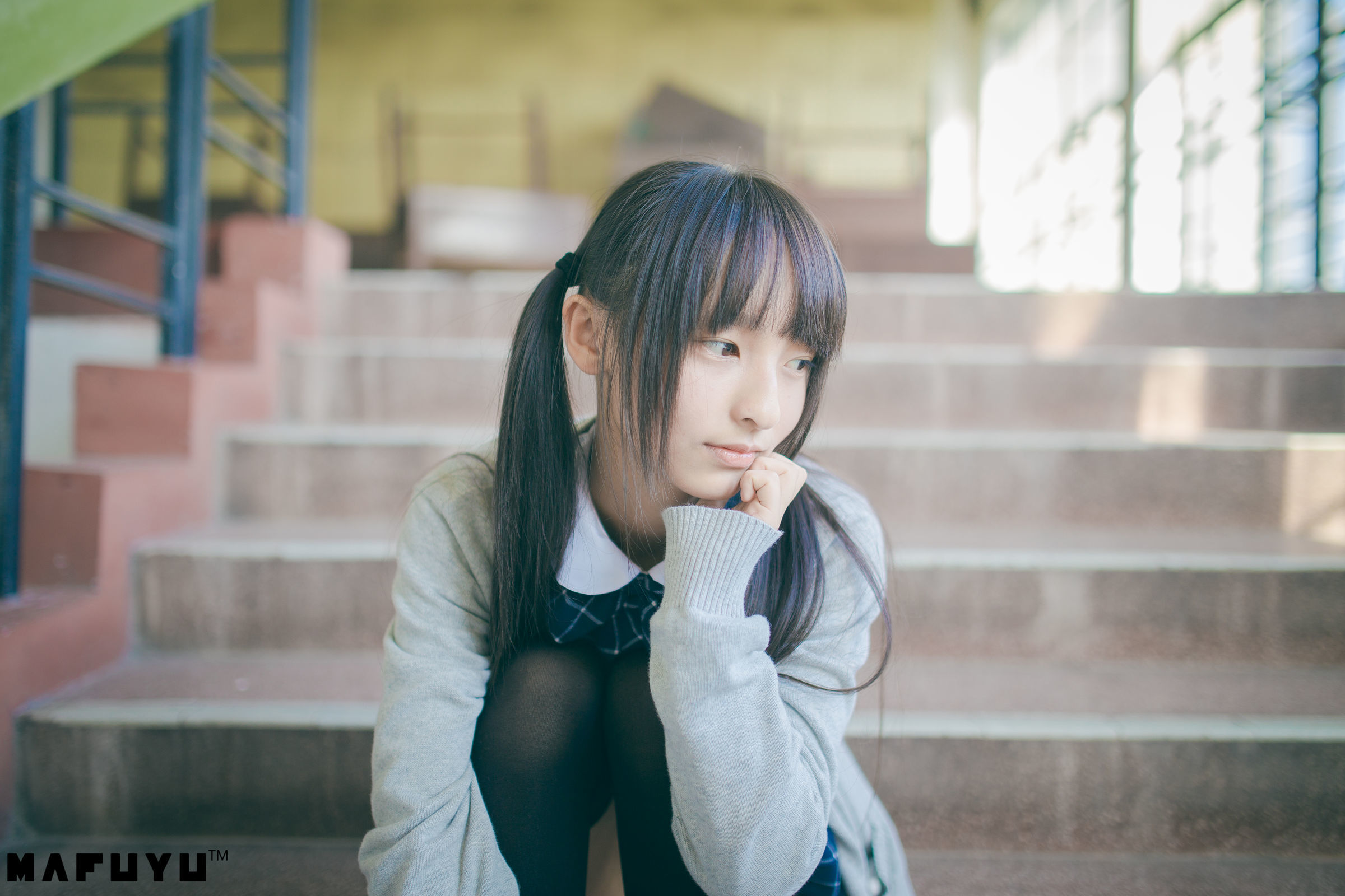 [萝莉COS] 神楽板真冬 阳光校服系列套图