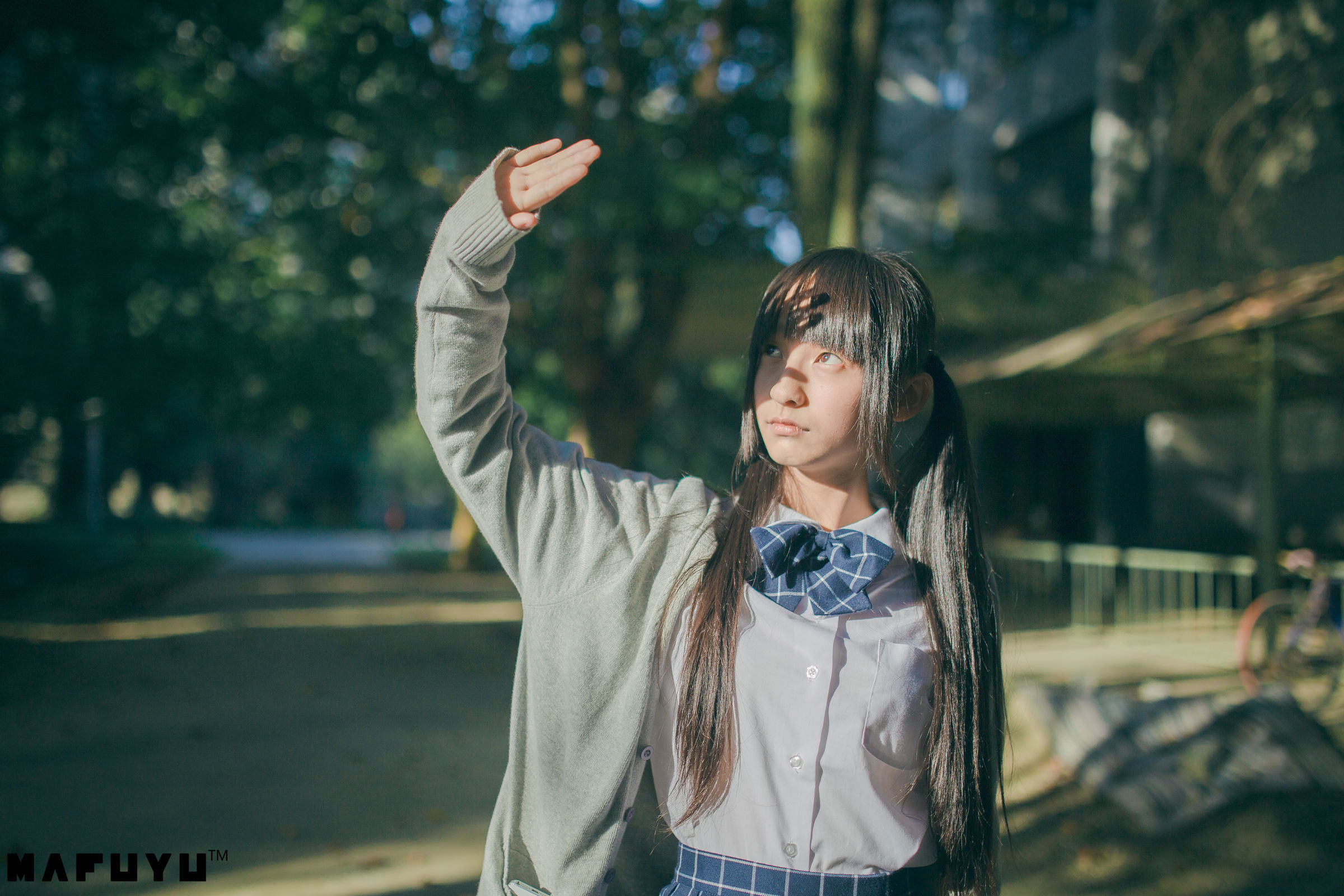 [萝莉COS] 神楽板真冬 阳光校服系列套图