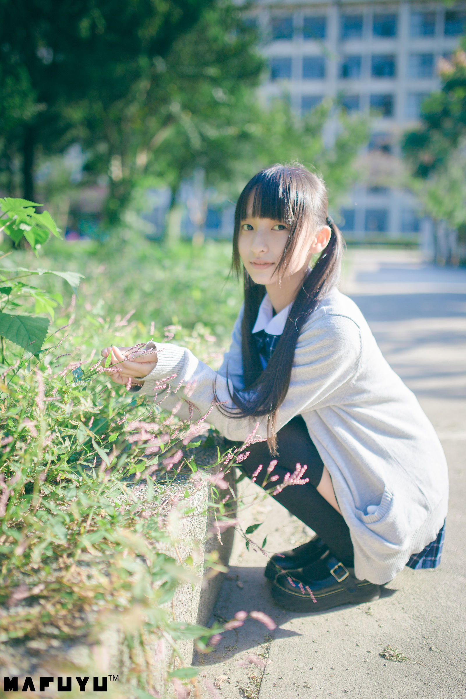 [萝莉COS] 神楽板真冬 阳光校服系列套图