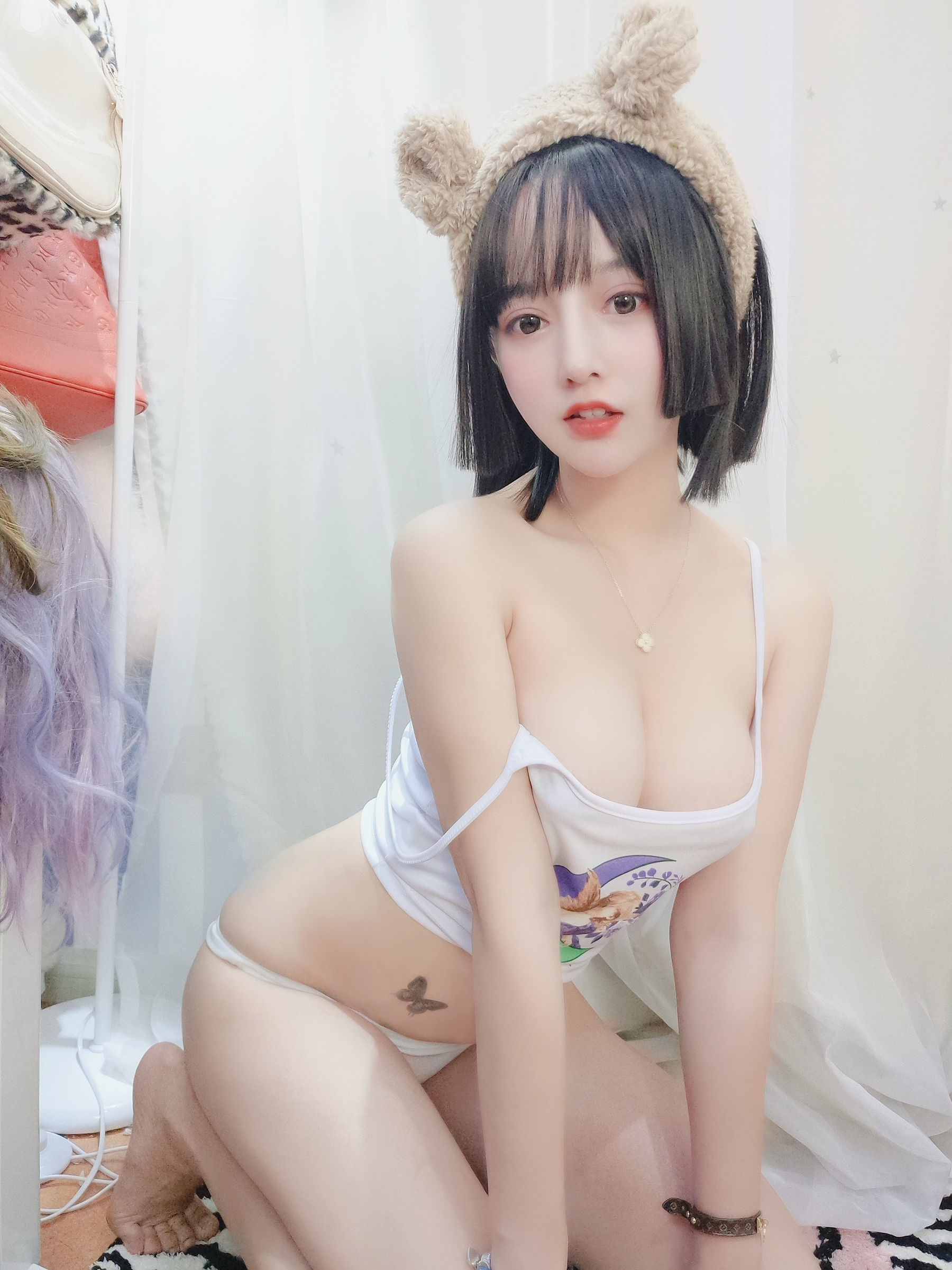 [萝莉COS] 斗鱼米线线sama - 小可爱熊妹