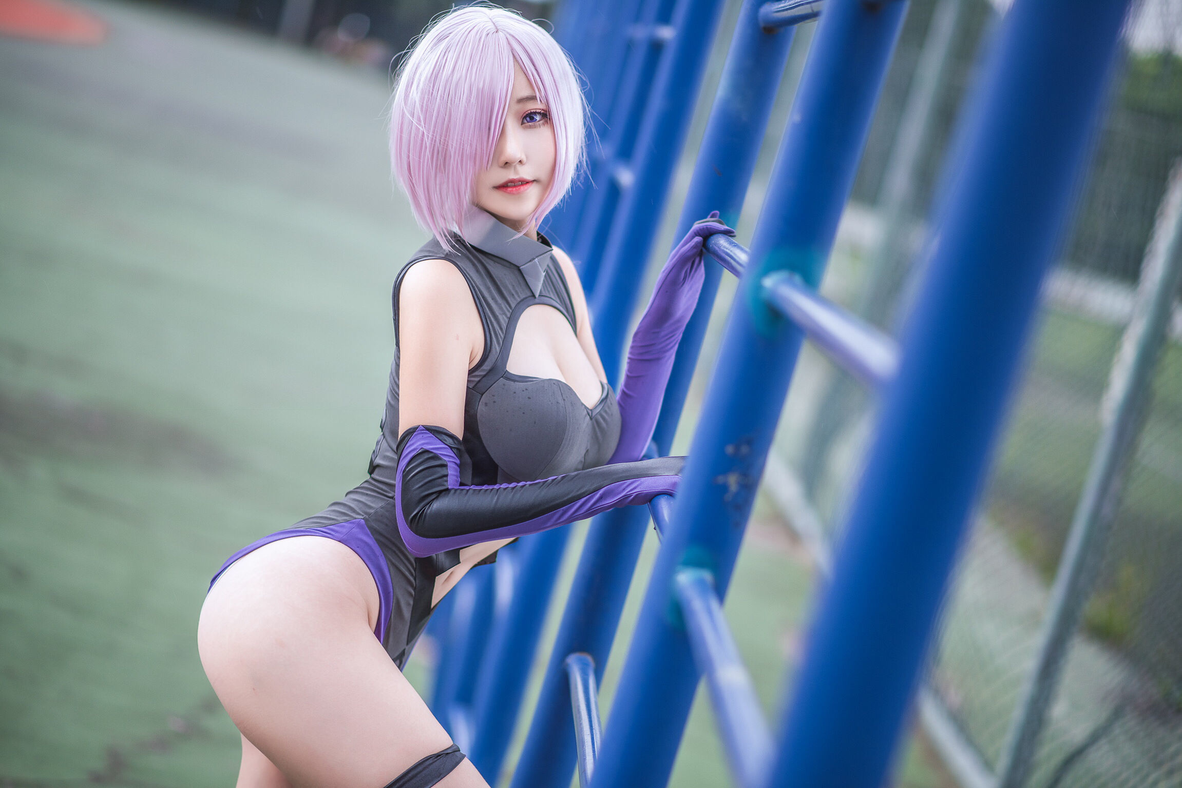 [萝莉COS] 萌妹菌烨tako - 玛修个人训练