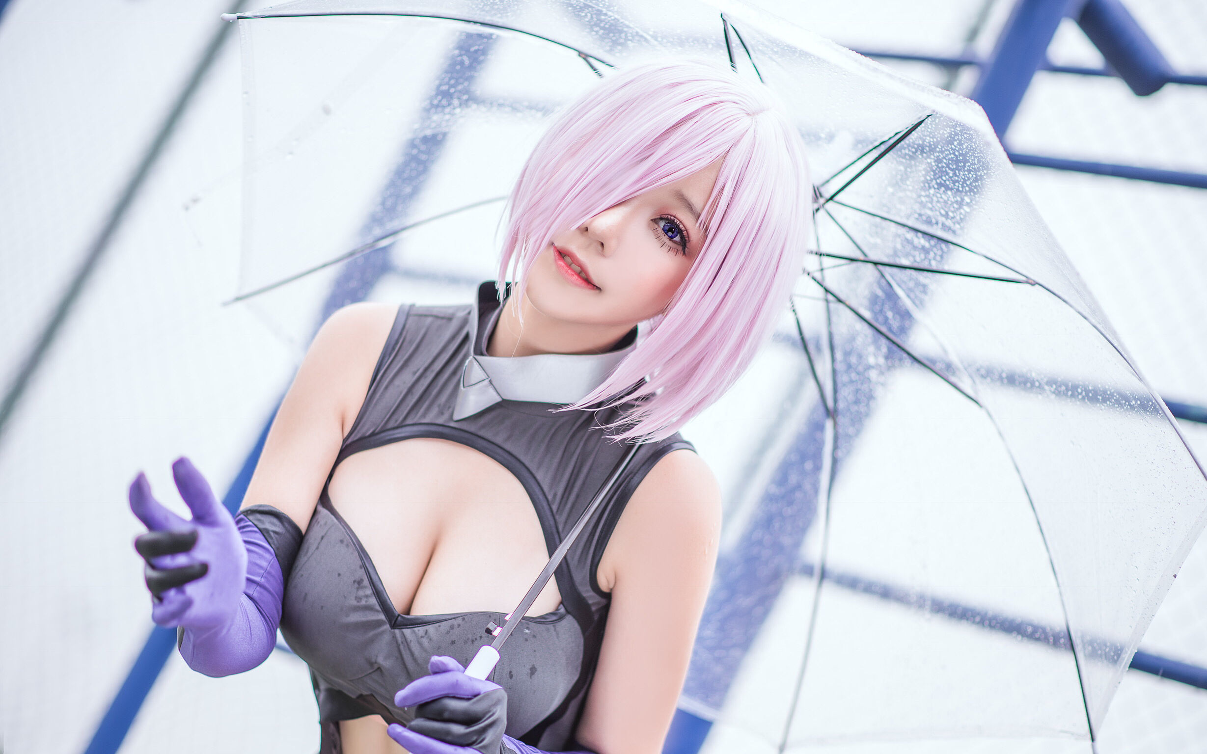 [萝莉COS] 萌妹菌烨tako - 玛修个人训练