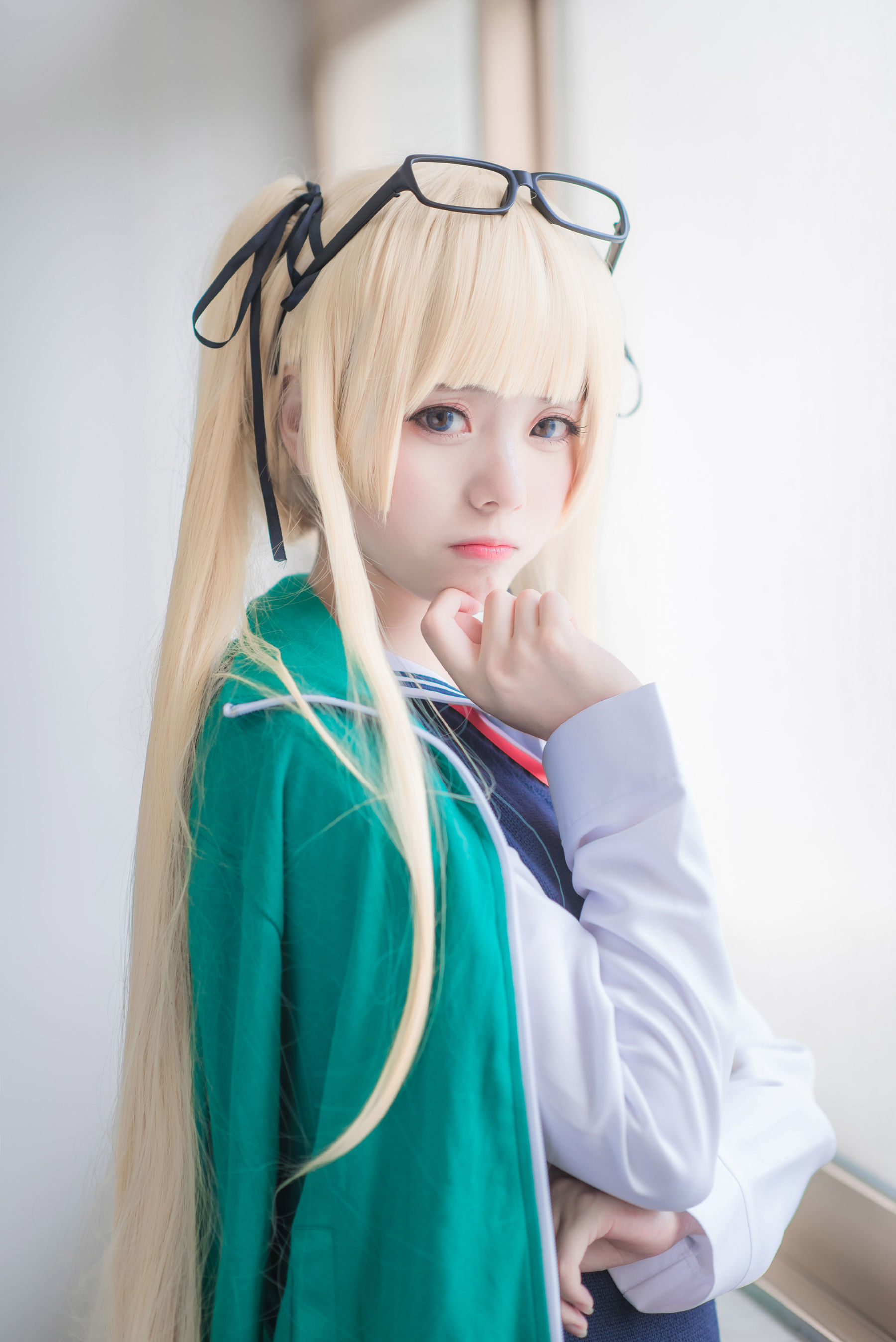 [萝莉COS] 白金Saki - 校服