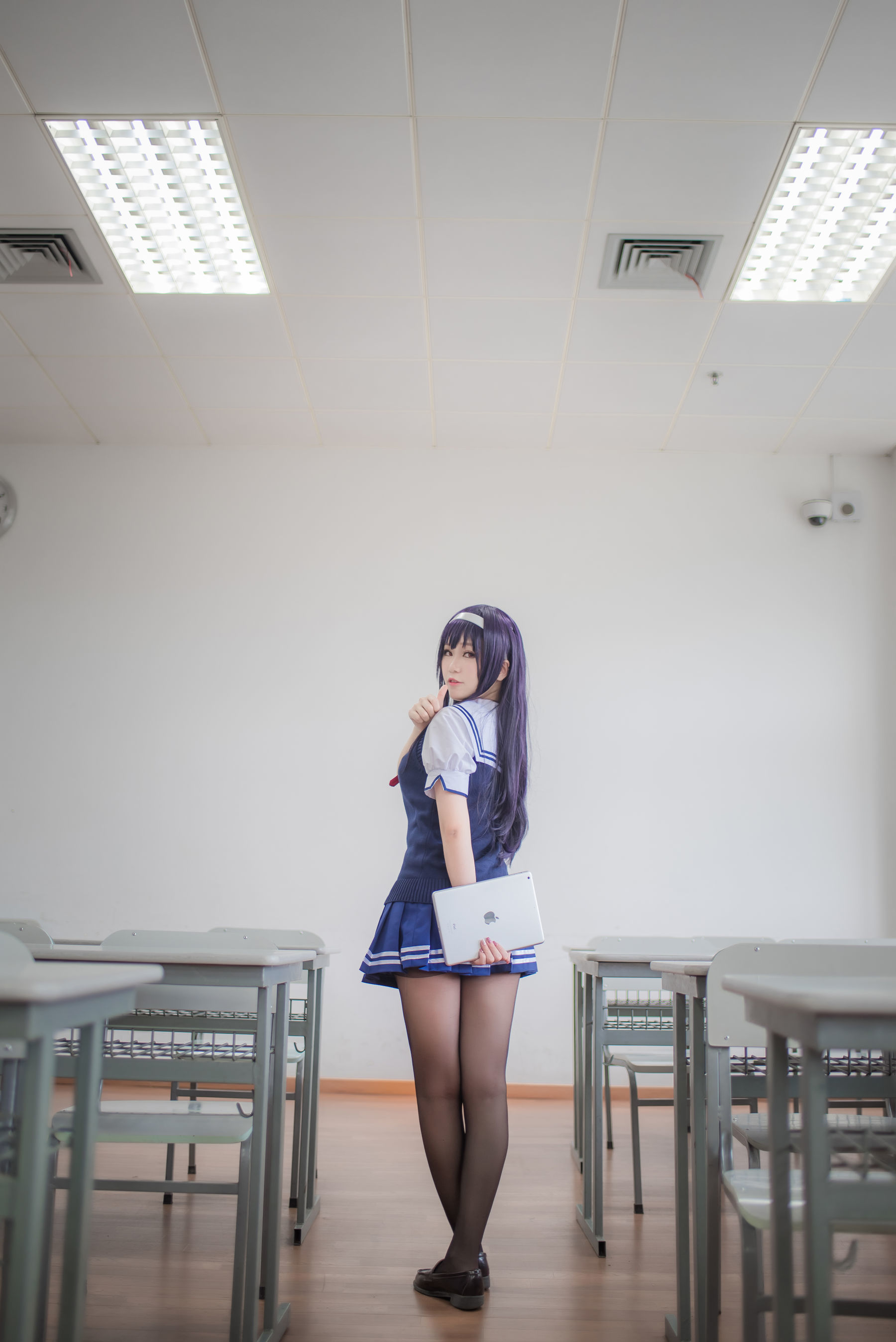 [萝莉COS] 白金Saki - 校服