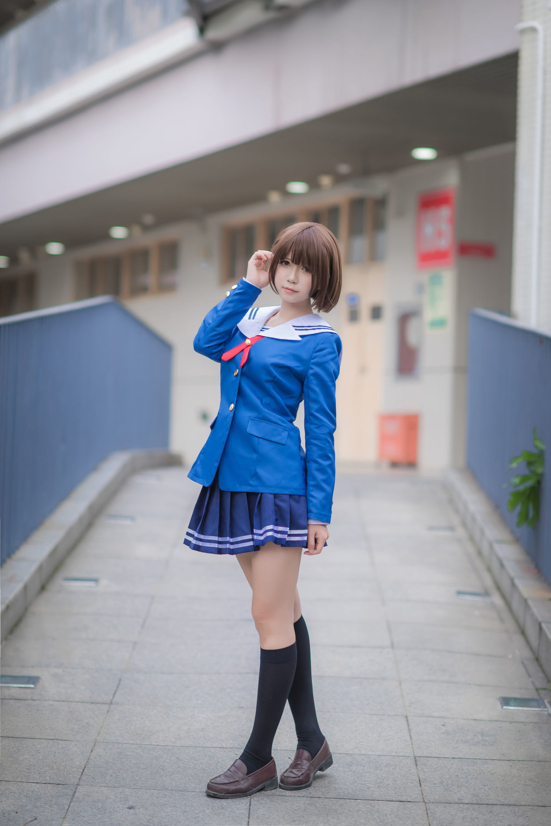 [萝莉COS] 白金Saki - 校服