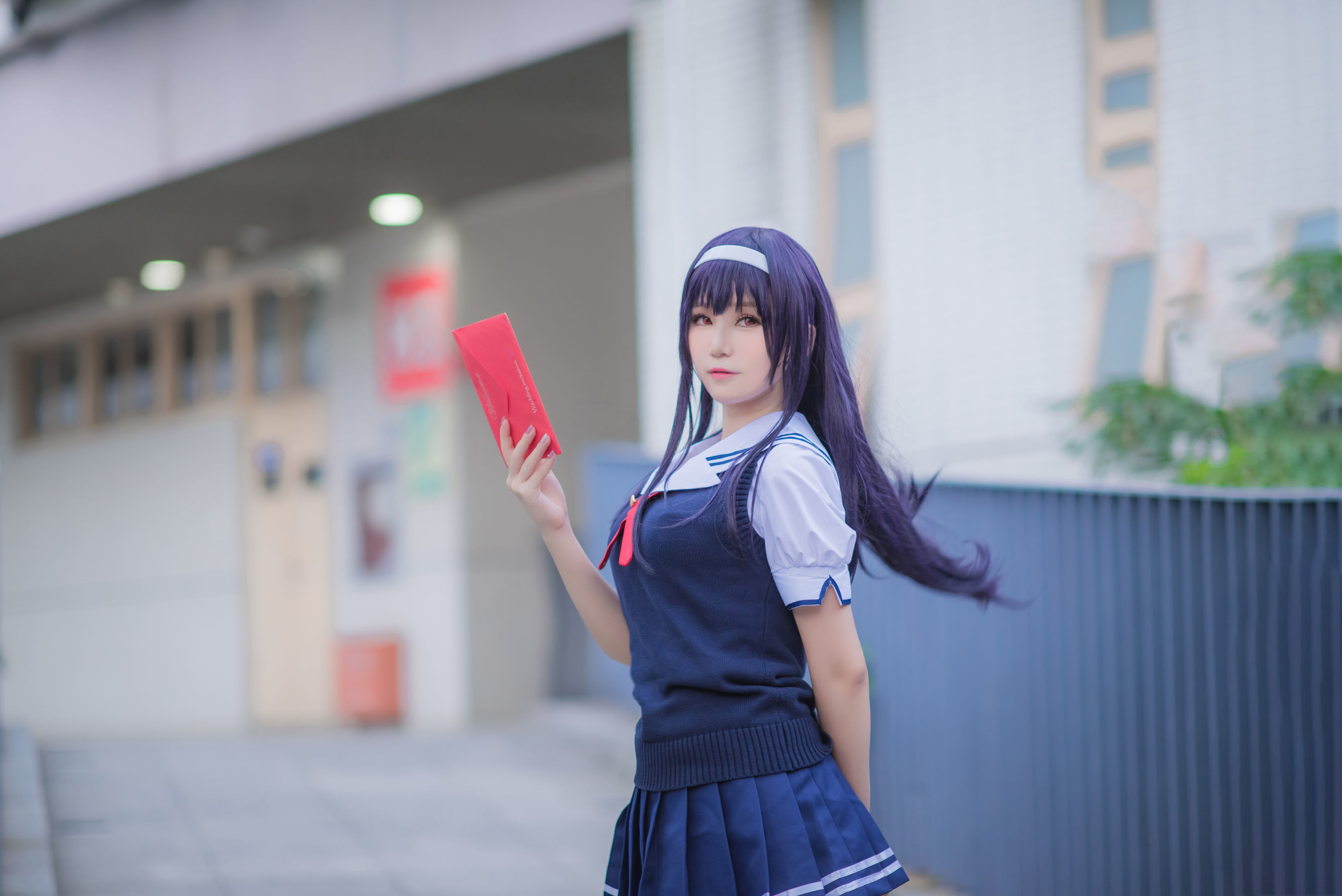 [萝莉COS] 白金Saki - 校服