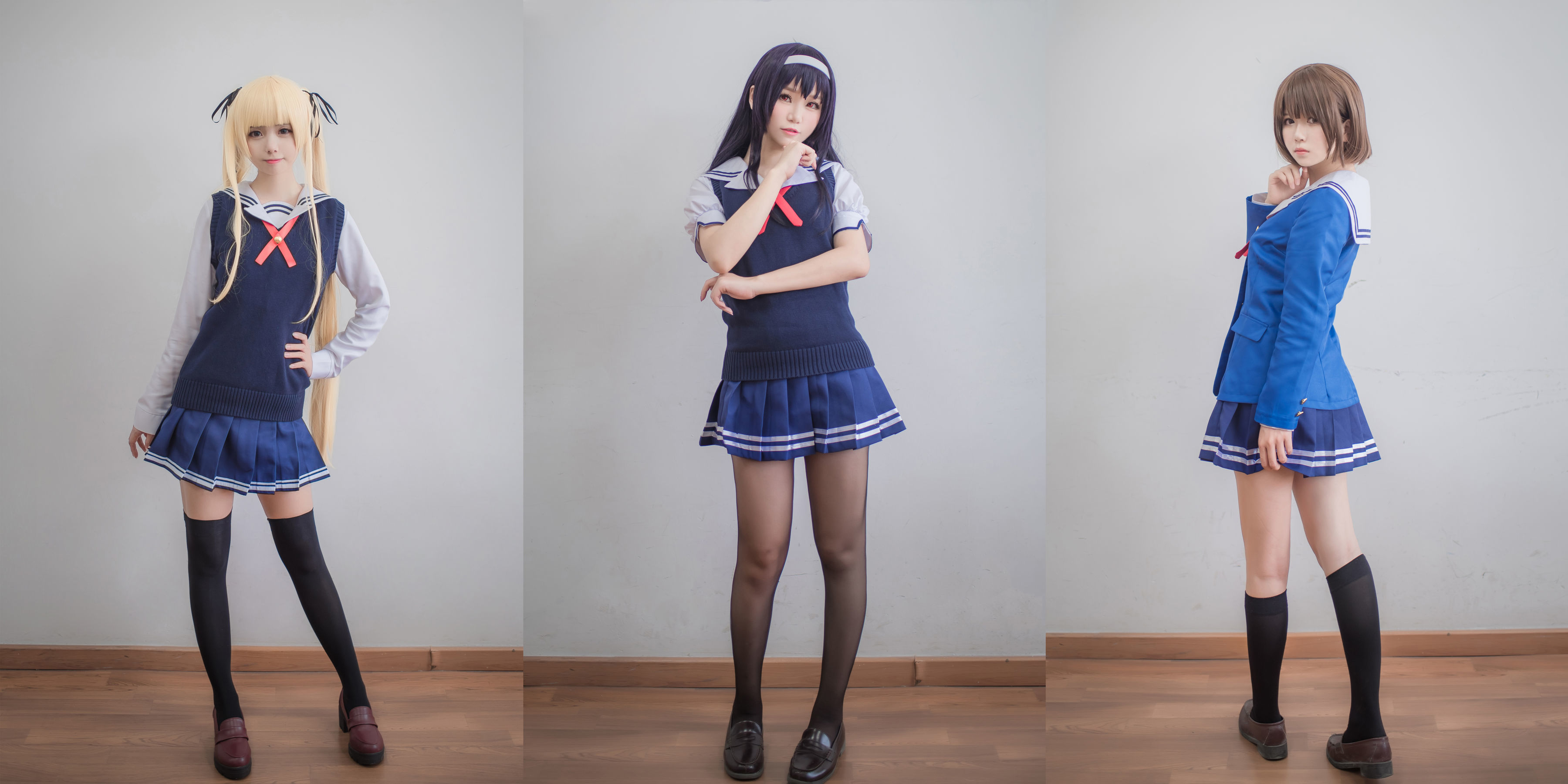 [萝莉COS] 白金Saki - 校服