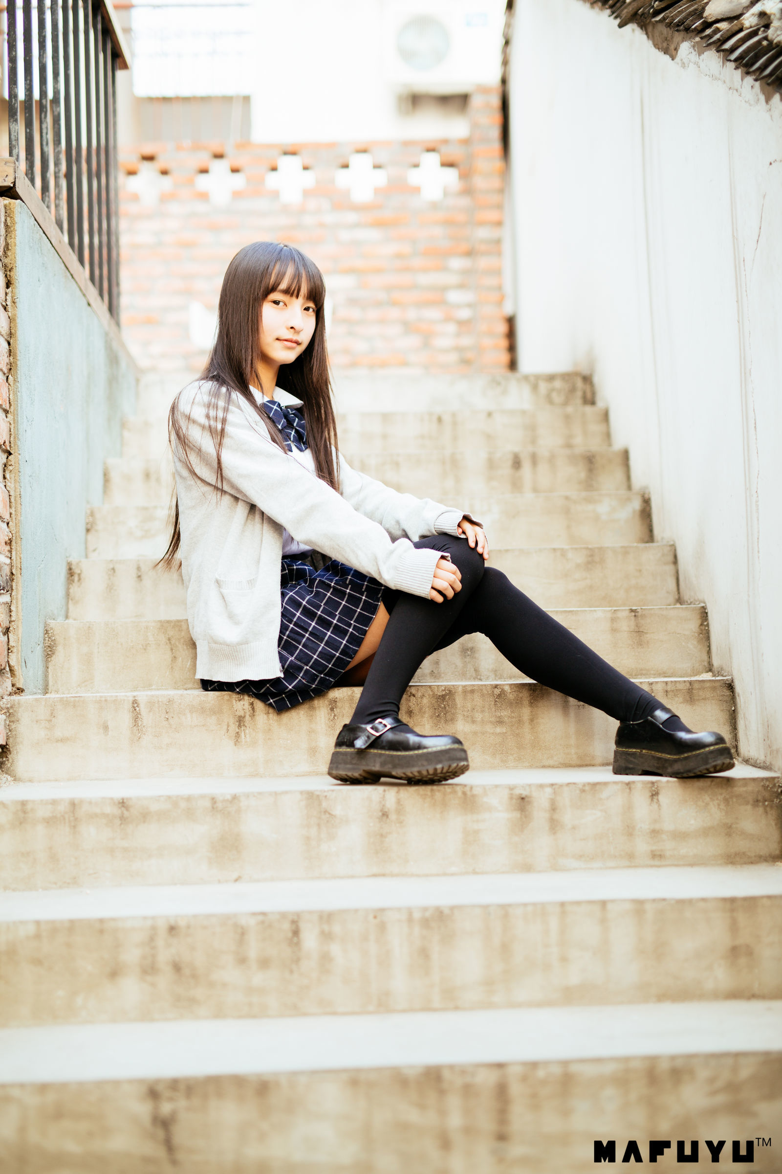 [萝莉COS] 神楽板真冬 JK学生系列套图