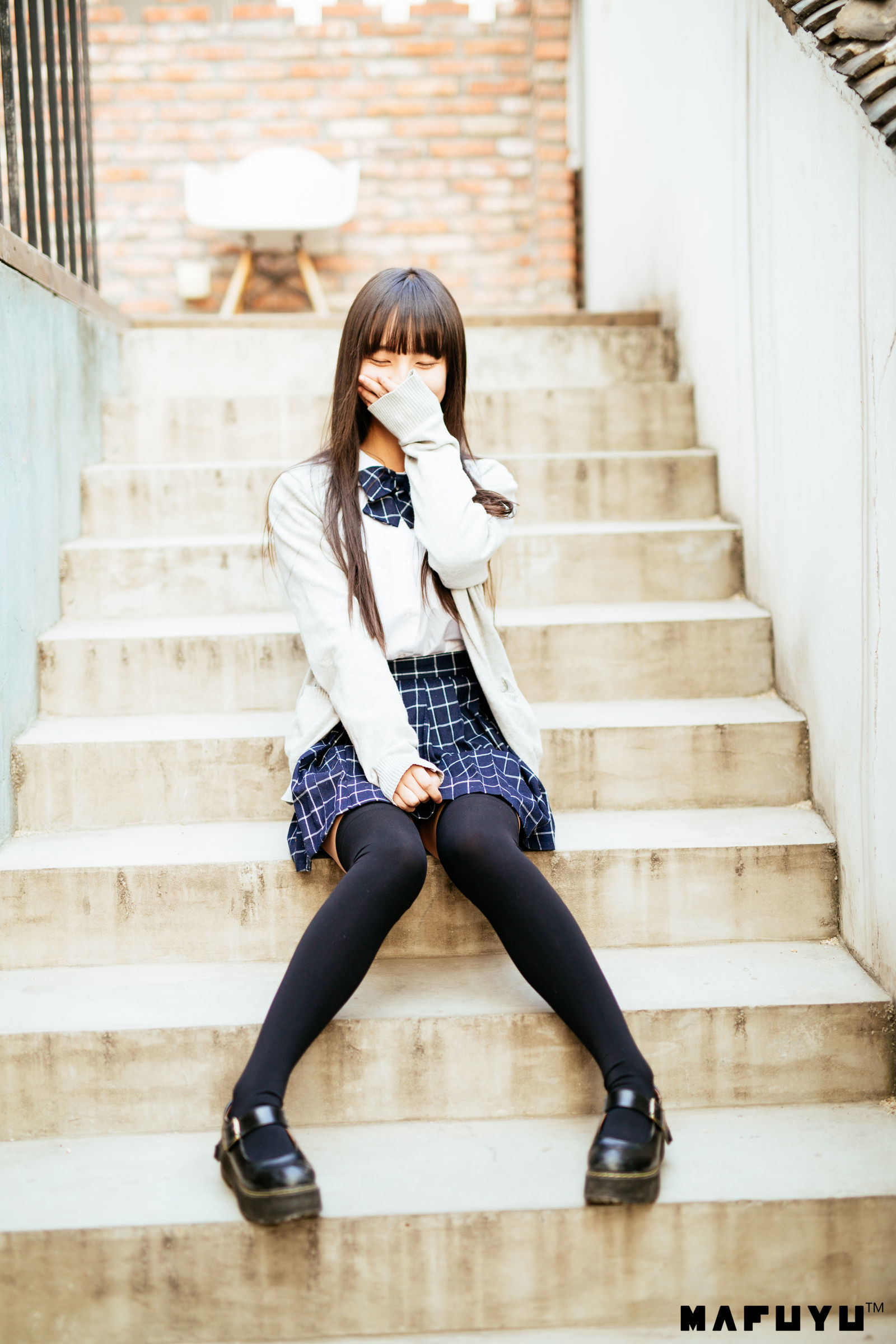 [萝莉COS] 神楽板真冬 JK学生系列套图