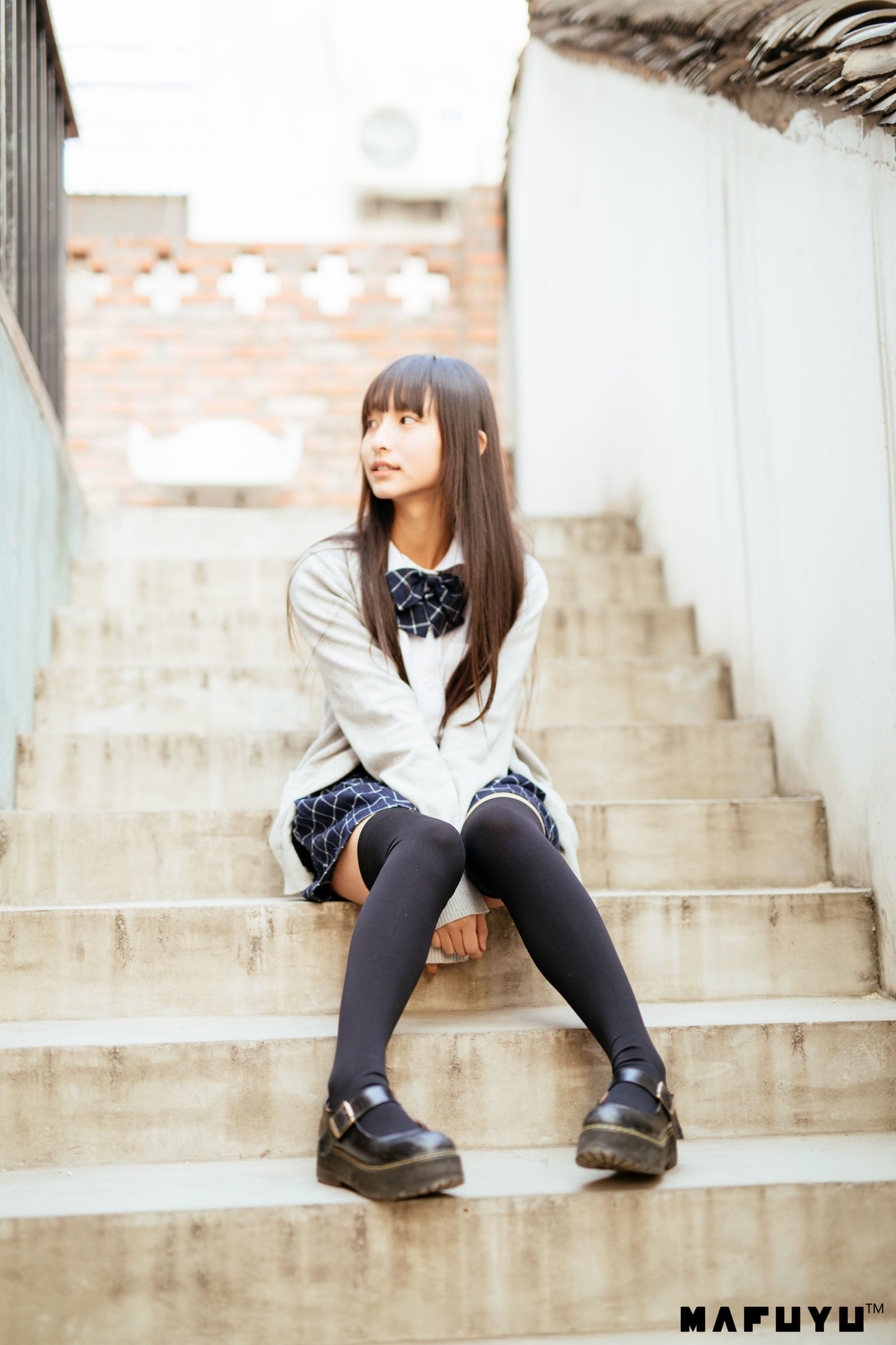 [萝莉COS] 神楽板真冬 JK学生系列套图