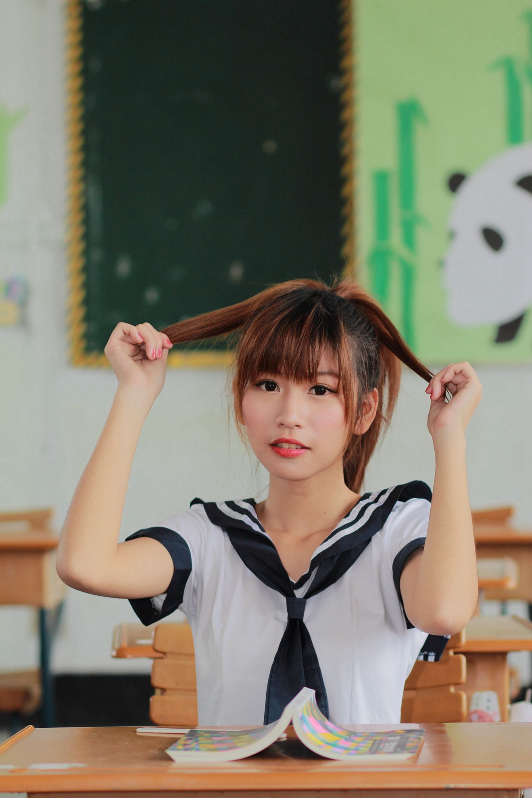 [台湾美女]制服の女生 No.001 林温蒂