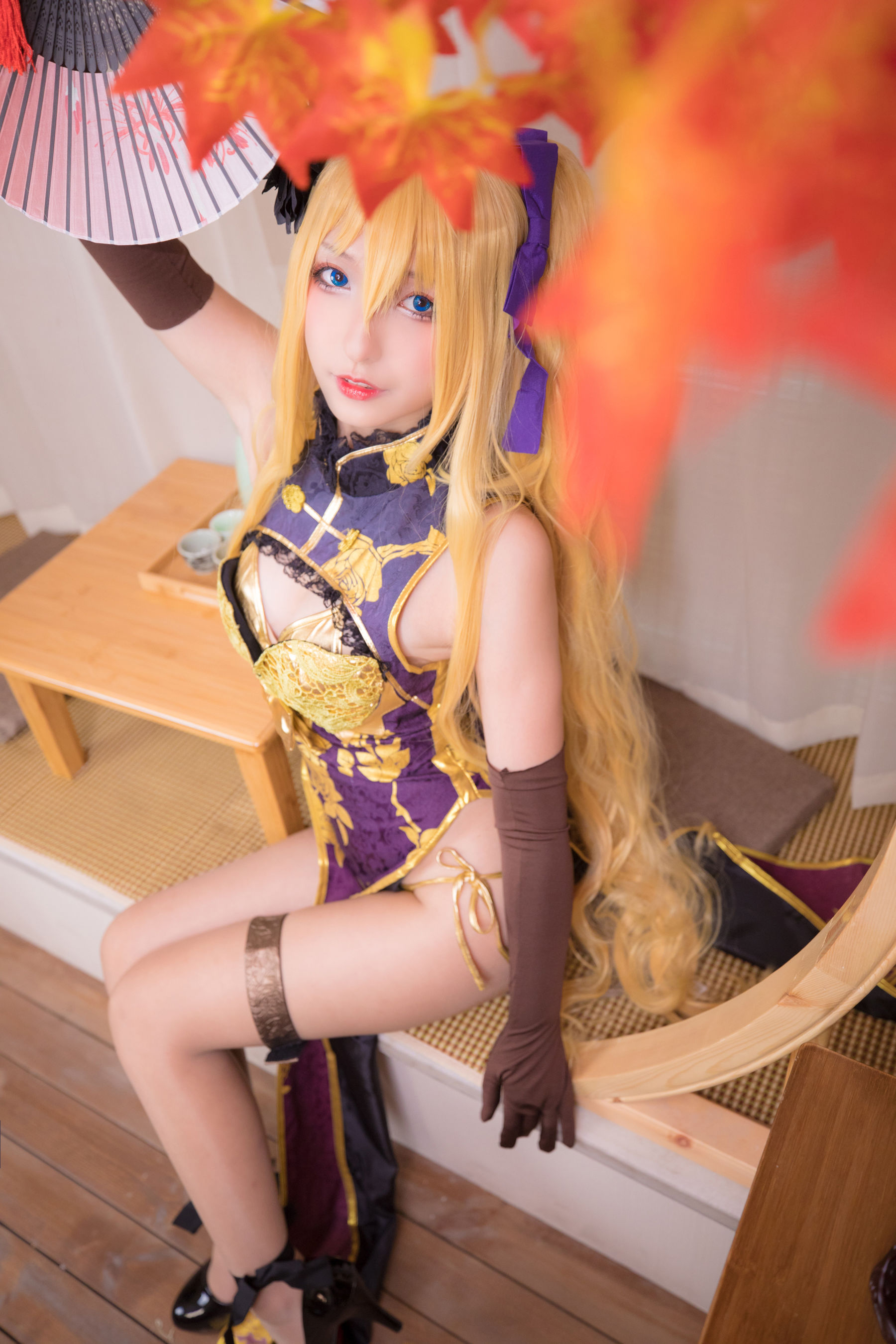 [萝莉COS] 神楽板真冬 艳娘幻梦谭 金莲