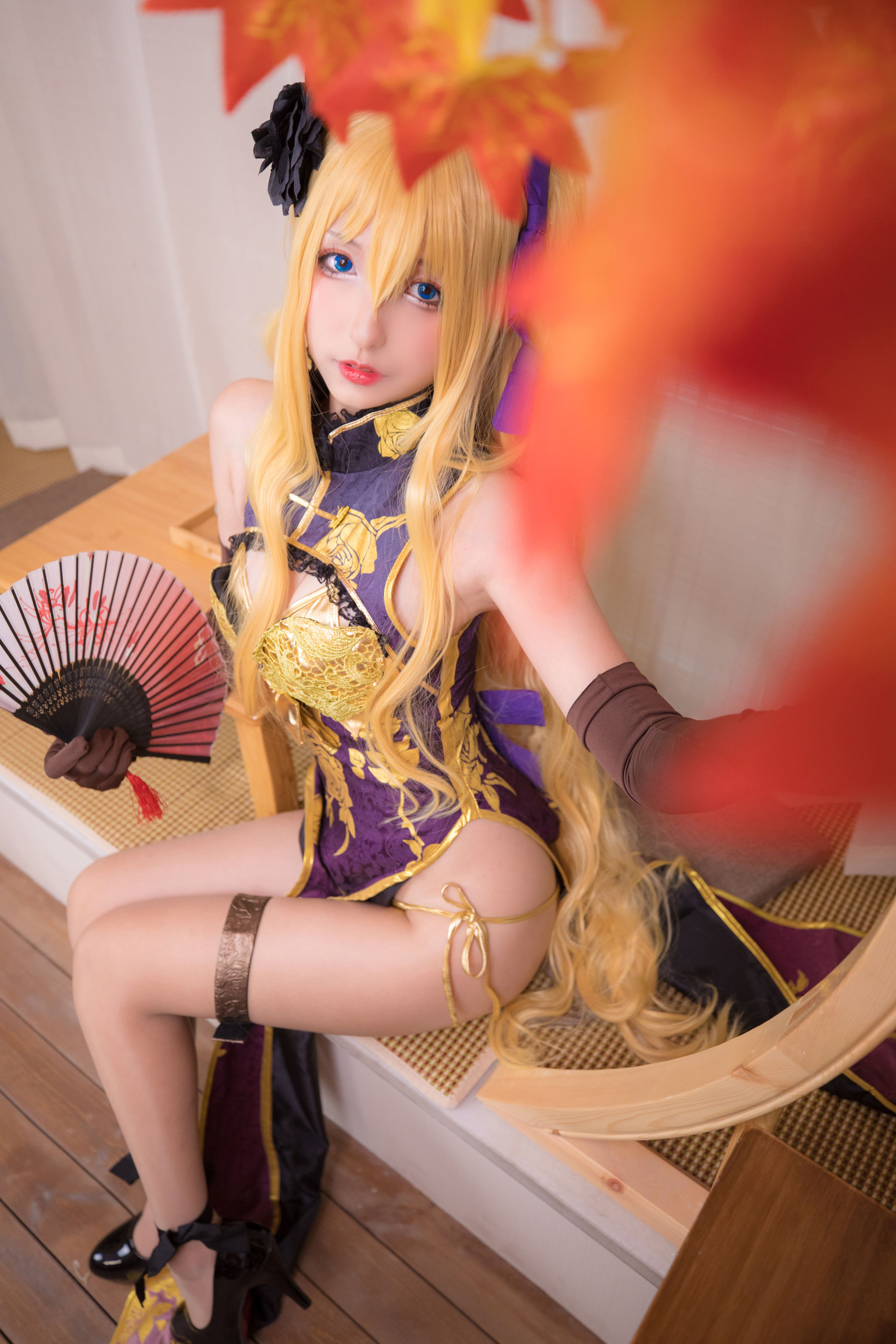 [萝莉COS] 神楽板真冬 艳娘幻梦谭 金莲