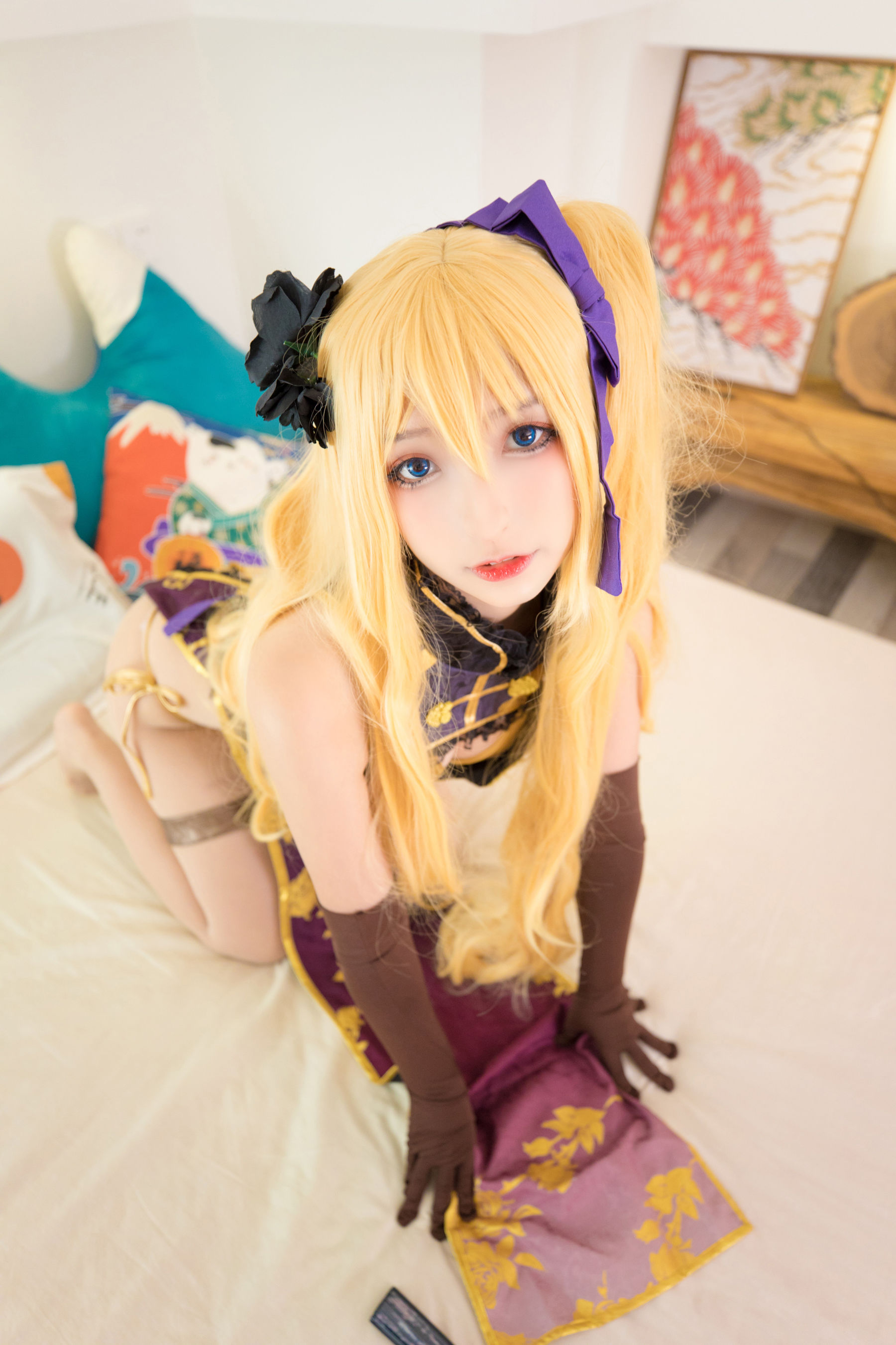 [萝莉COS] 神楽板真冬 艳娘幻梦谭 金莲