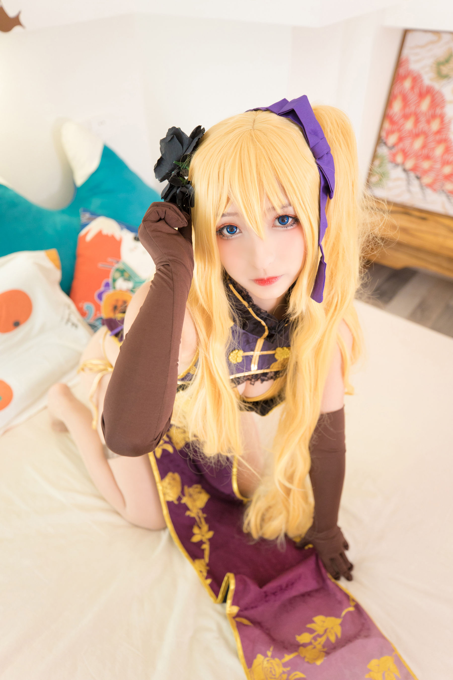 [萝莉COS] 神楽板真冬 艳娘幻梦谭 金莲