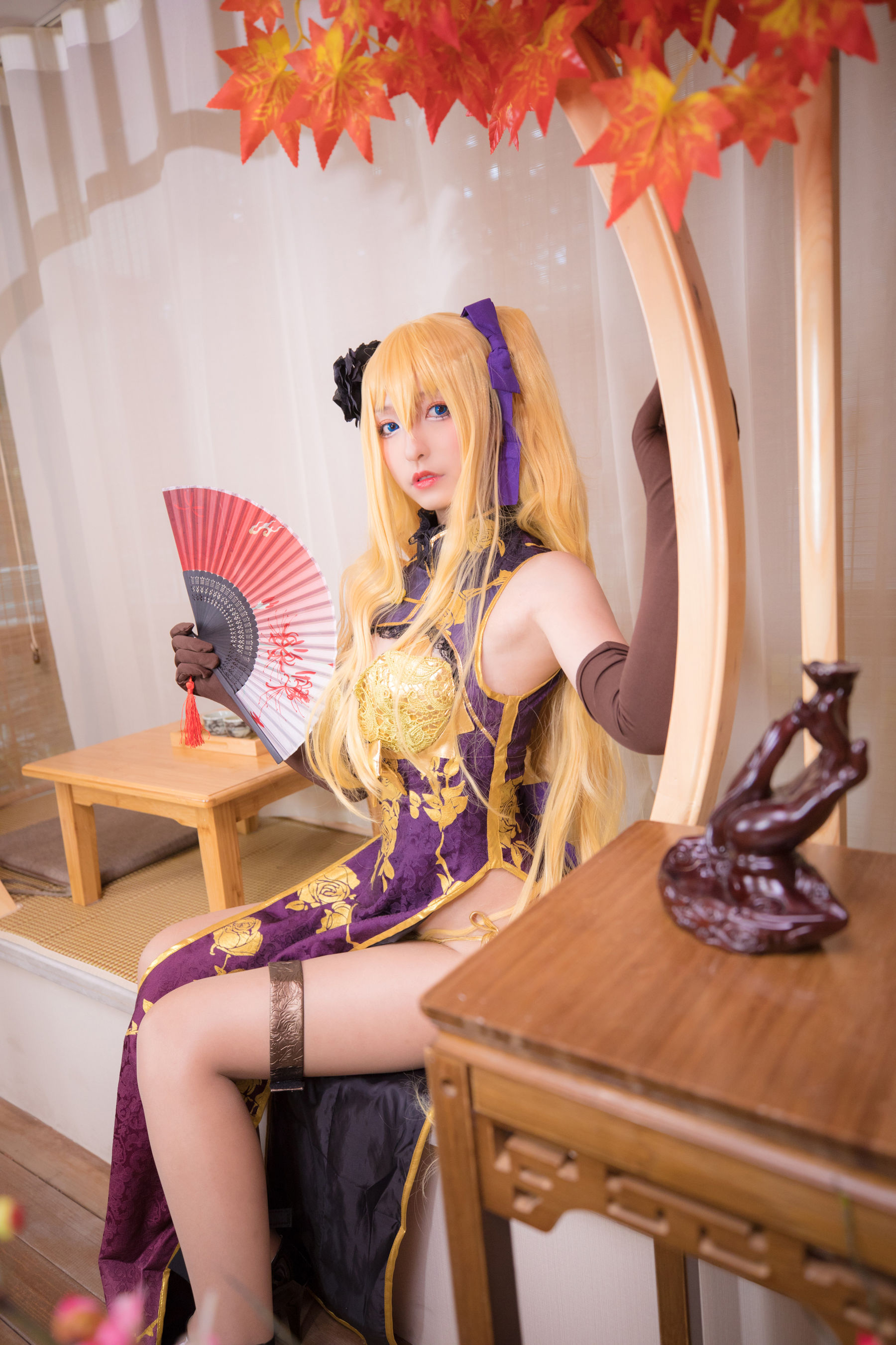 [萝莉COS] 神楽板真冬 艳娘幻梦谭 金莲