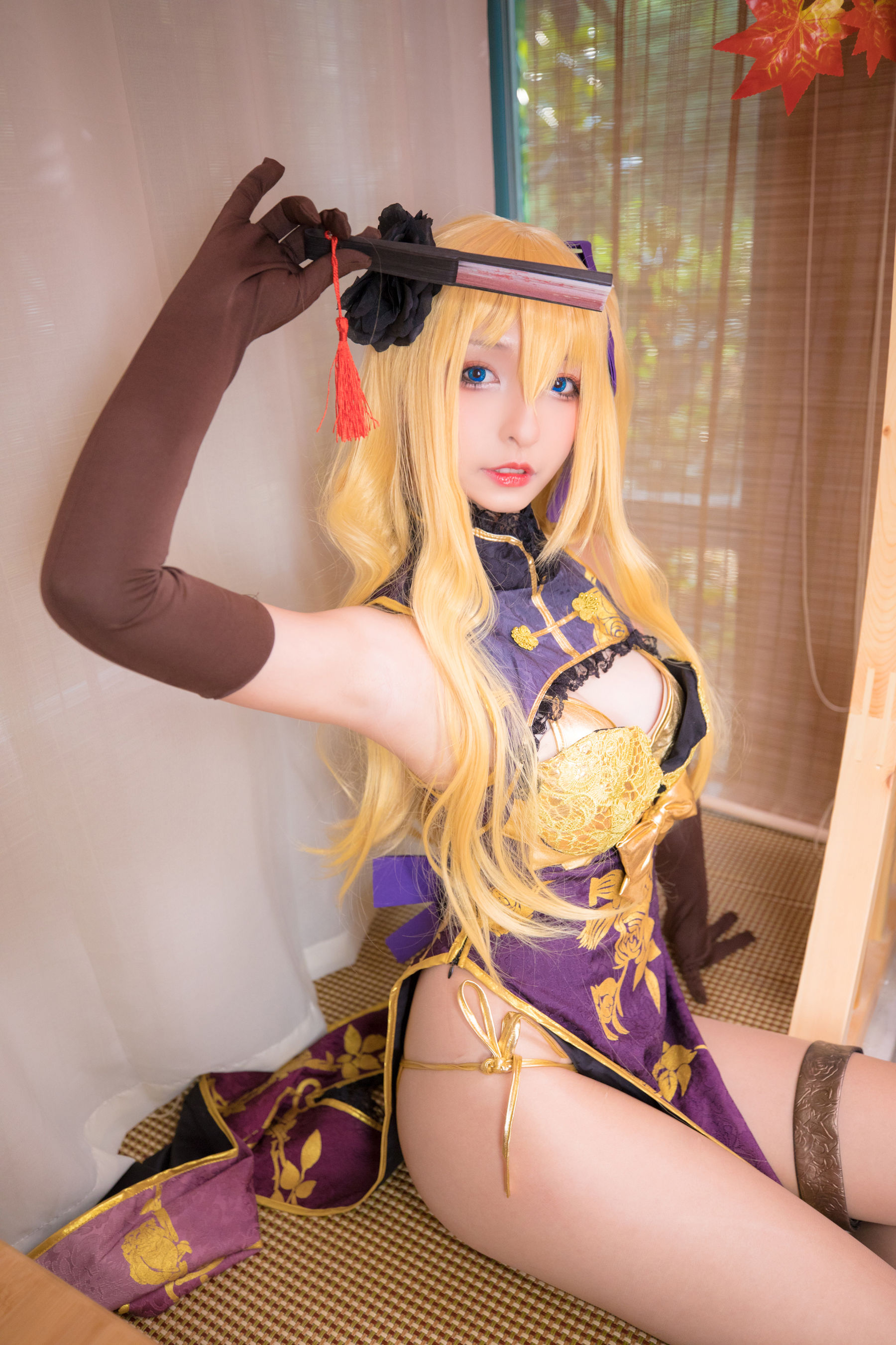 [萝莉COS] 神楽板真冬 艳娘幻梦谭 金莲