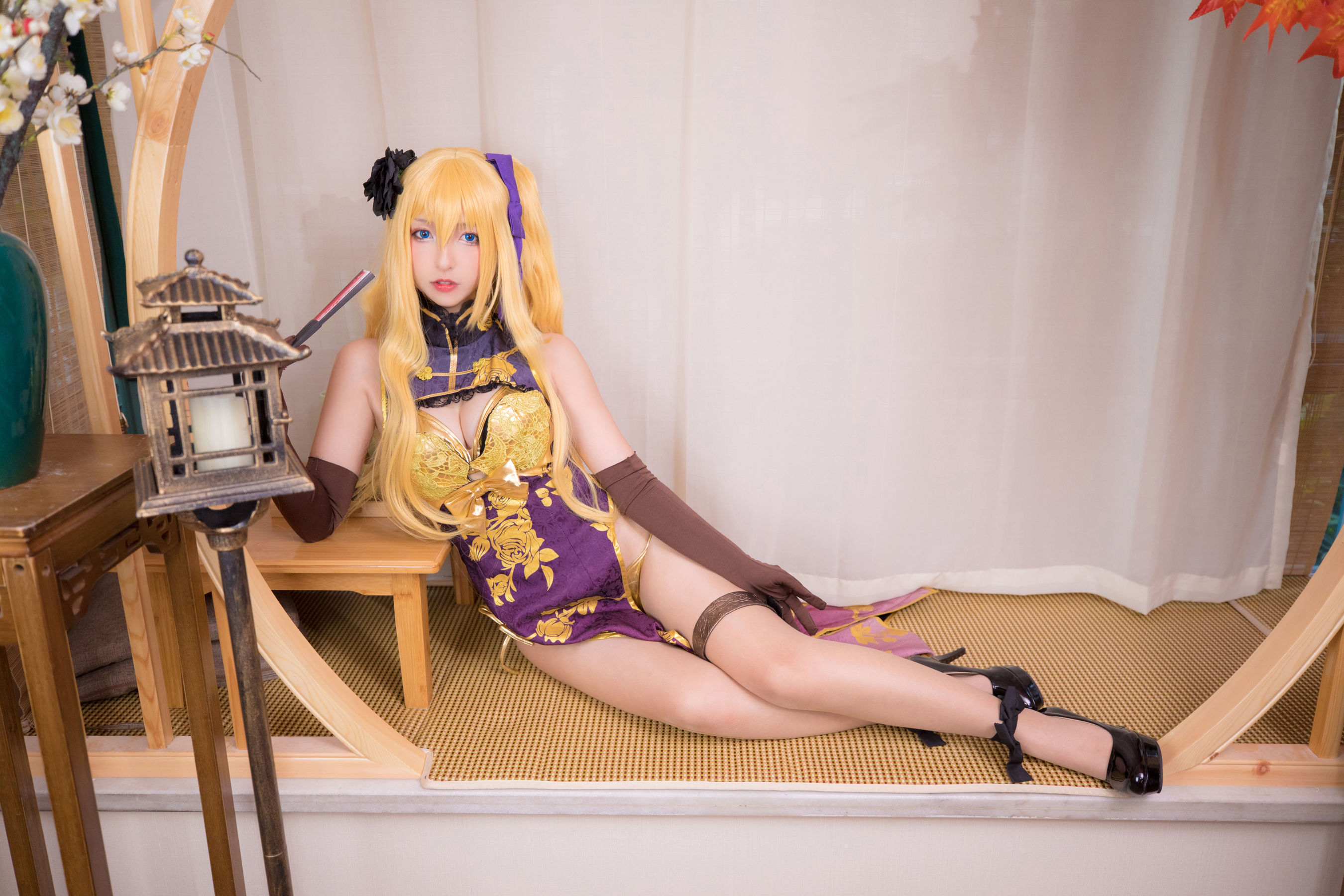 [萝莉COS] 神楽板真冬 艳娘幻梦谭 金莲