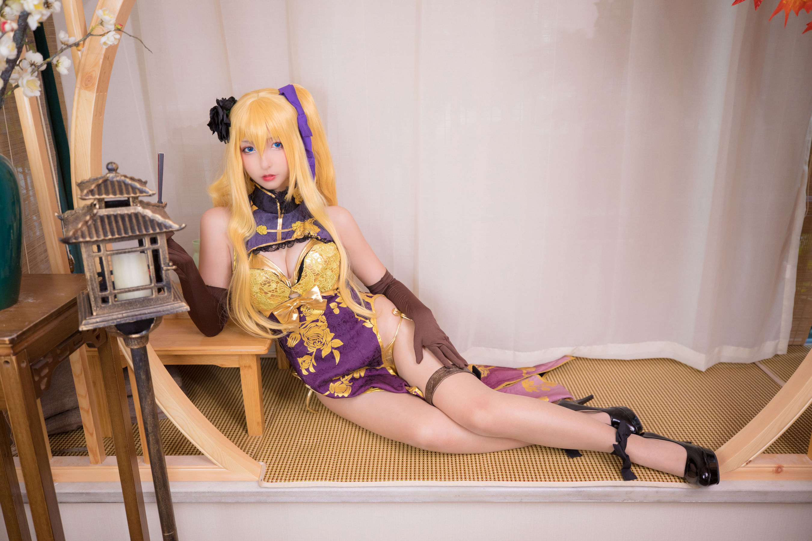 [萝莉COS] 神楽板真冬 艳娘幻梦谭 金莲