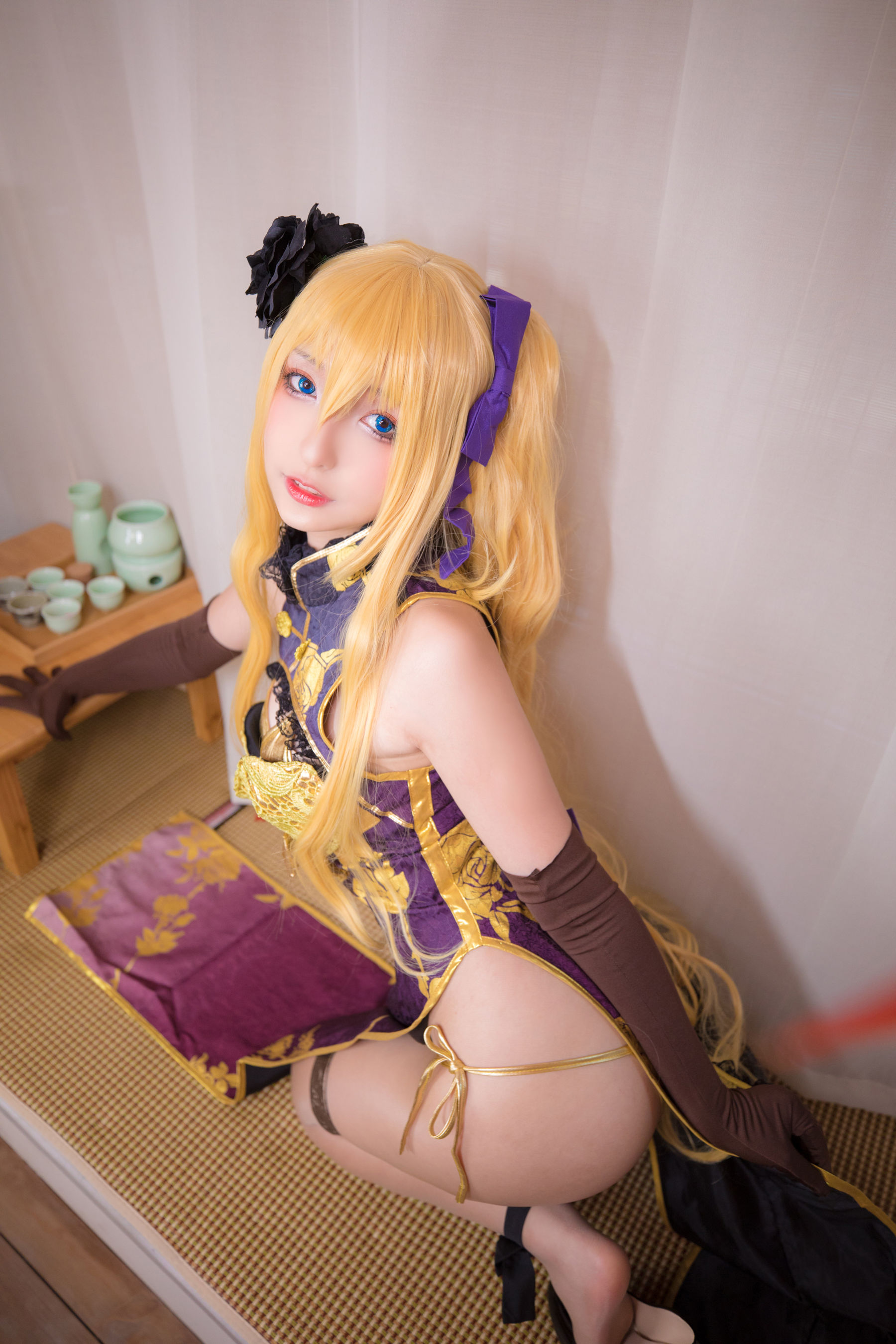 [萝莉COS] 神楽板真冬 艳娘幻梦谭 金莲