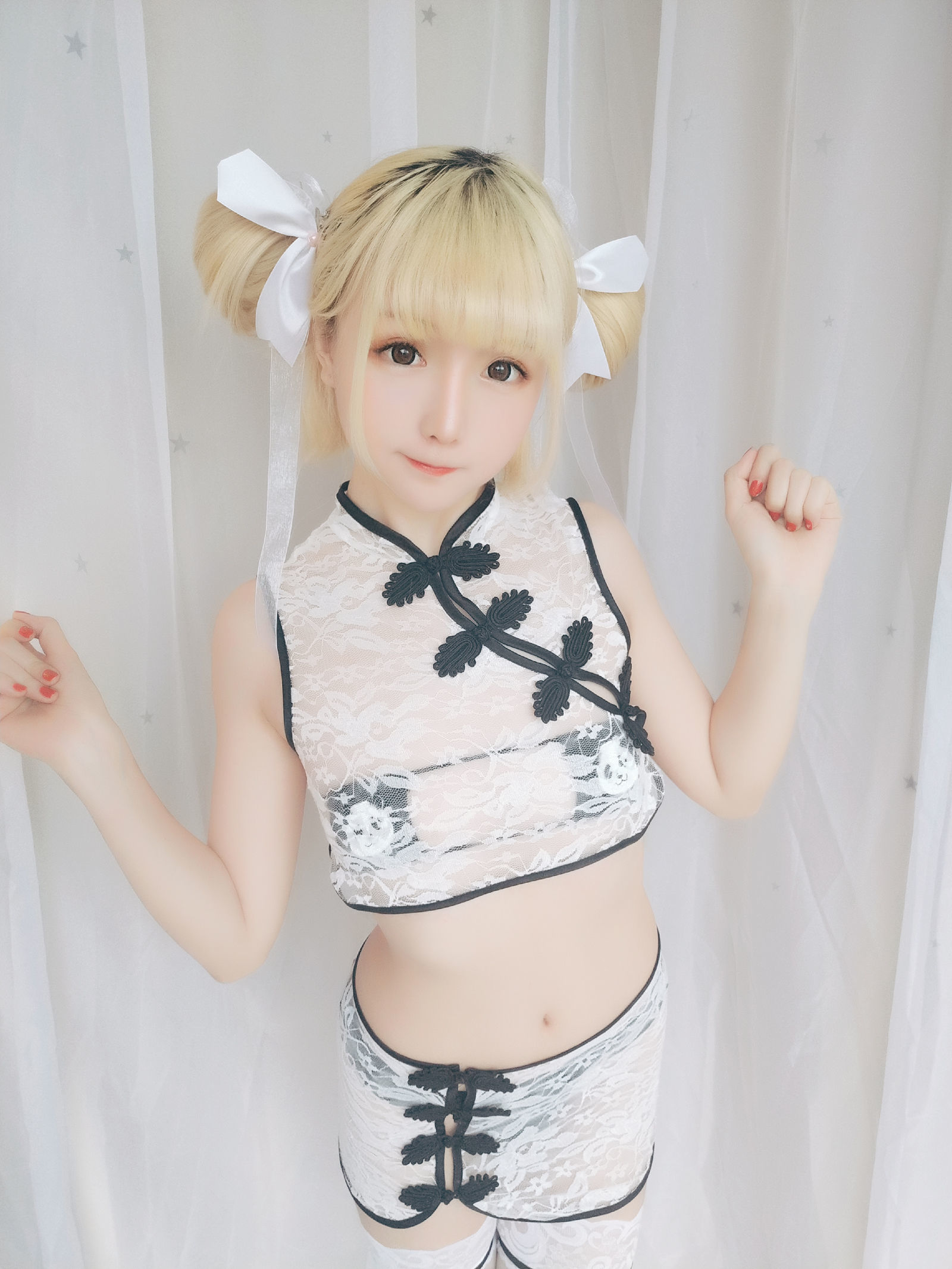 [萝莉COS] 星之迟迟 VOL.16 熊猫旗袍