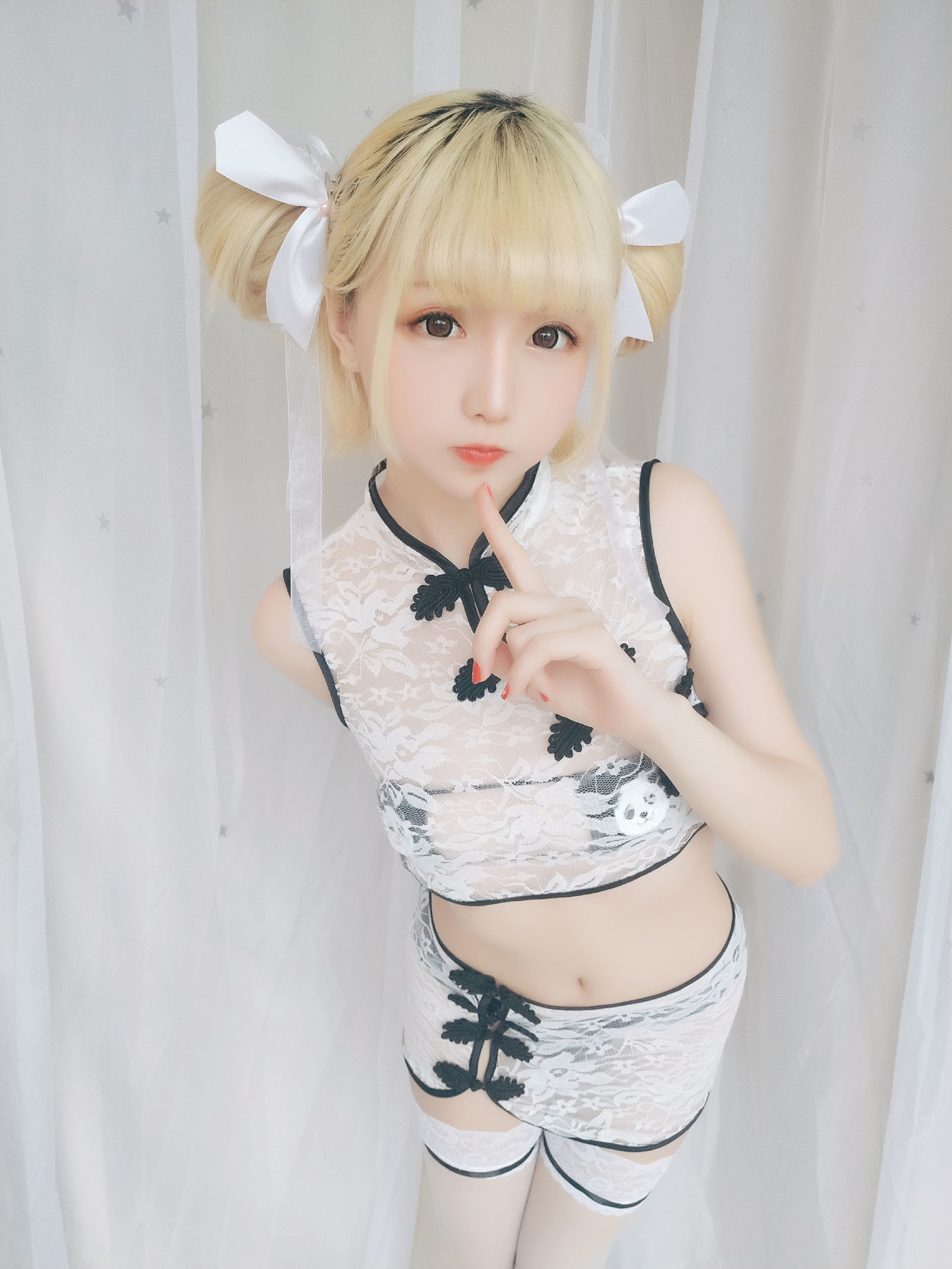 [萝莉COS] 星之迟迟 VOL.16 熊猫旗袍