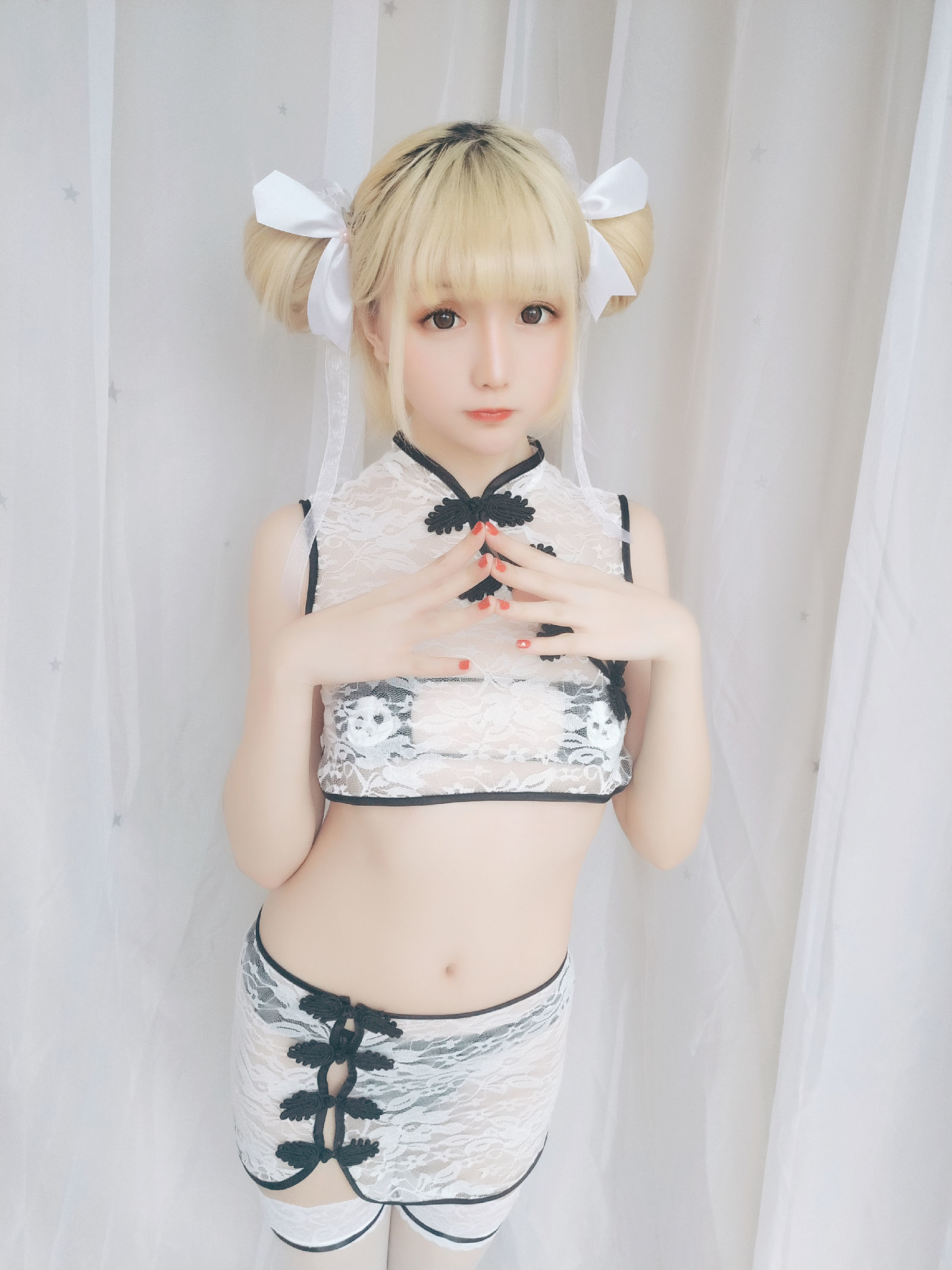 [萝莉COS] 星之迟迟 VOL.16 熊猫旗袍