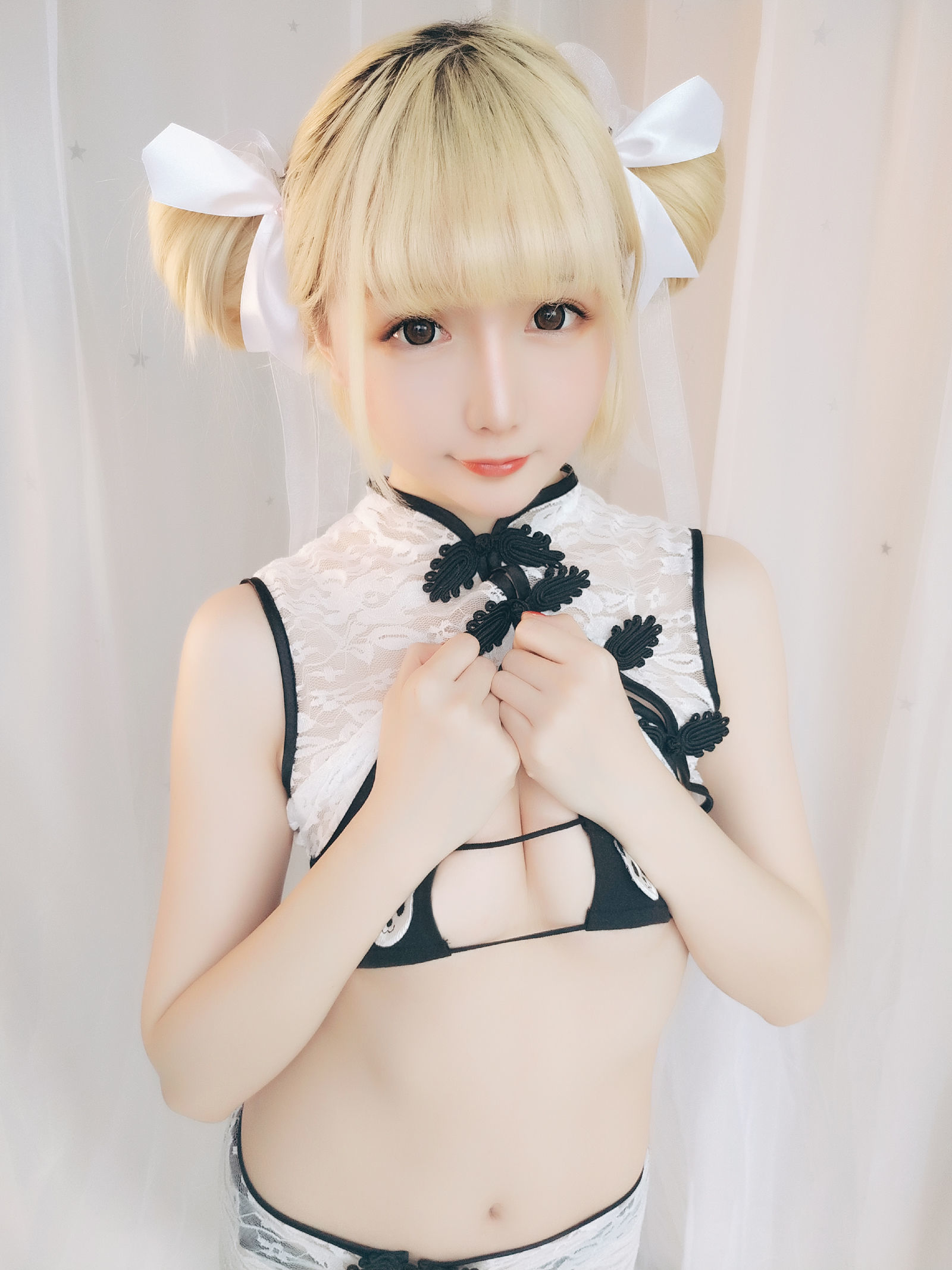 [萝莉COS] 星之迟迟 VOL.16 熊猫旗袍