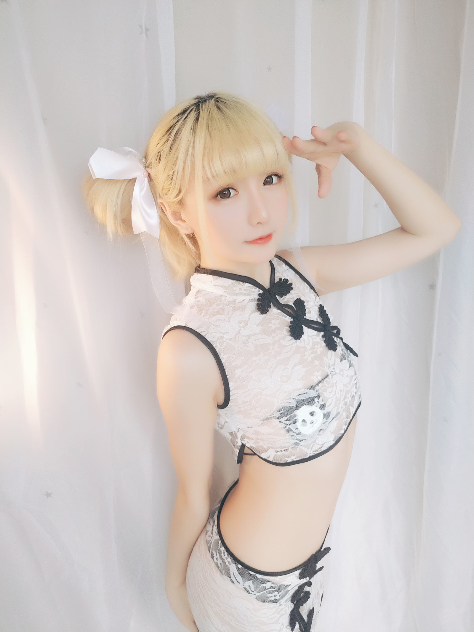 [萝莉COS] 星之迟迟 VOL.16 熊猫旗袍