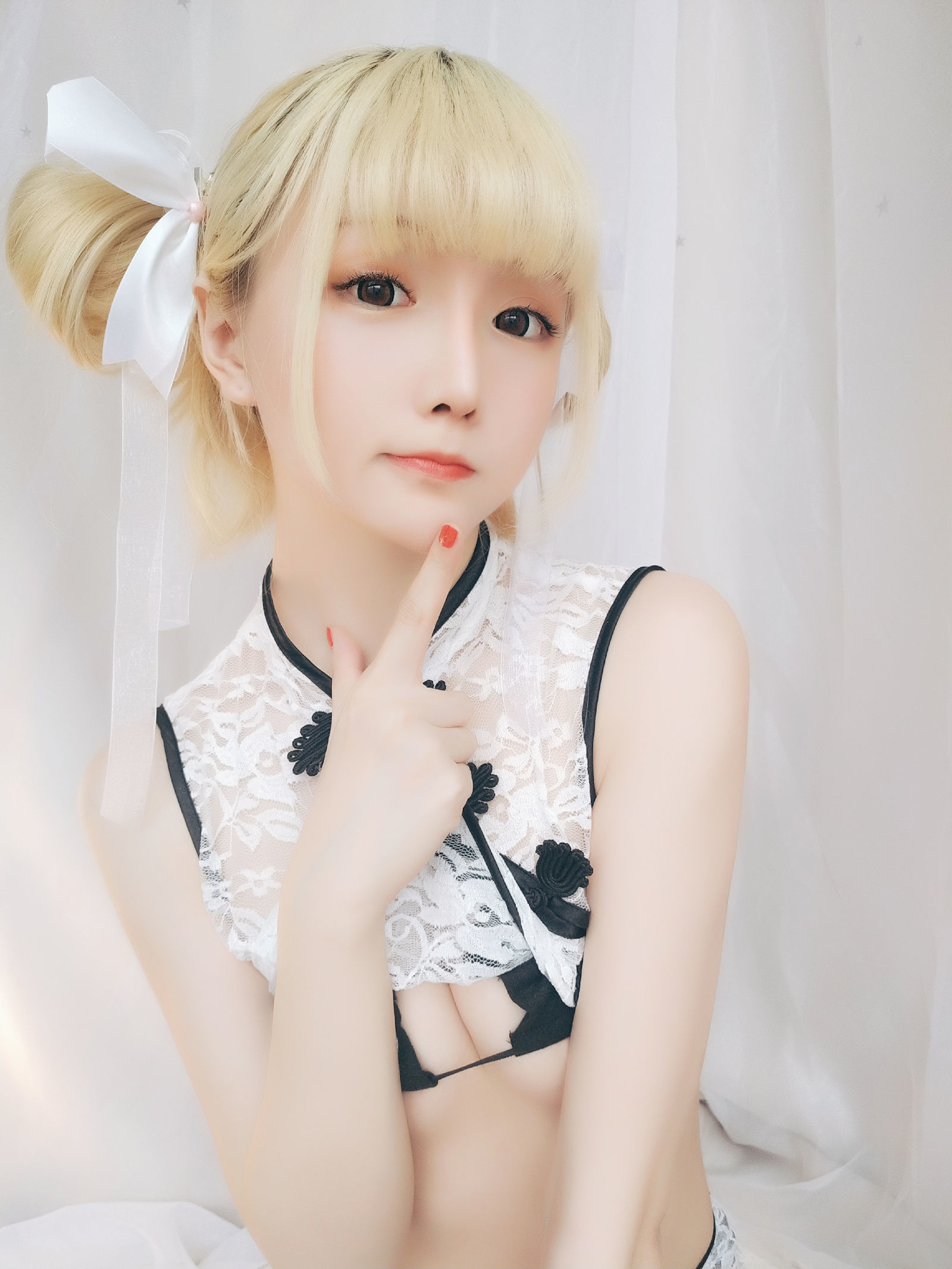 [萝莉COS] 星之迟迟 VOL.16 熊猫旗袍