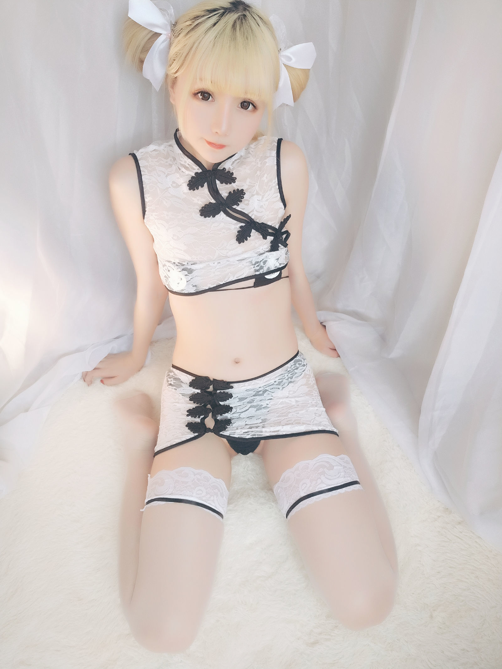 [萝莉COS] 星之迟迟 VOL.16 熊猫旗袍