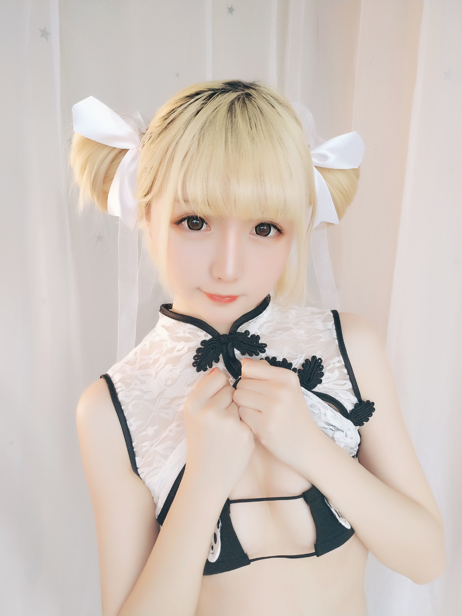 [萝莉COS] 星之迟迟 VOL.16 熊猫旗袍