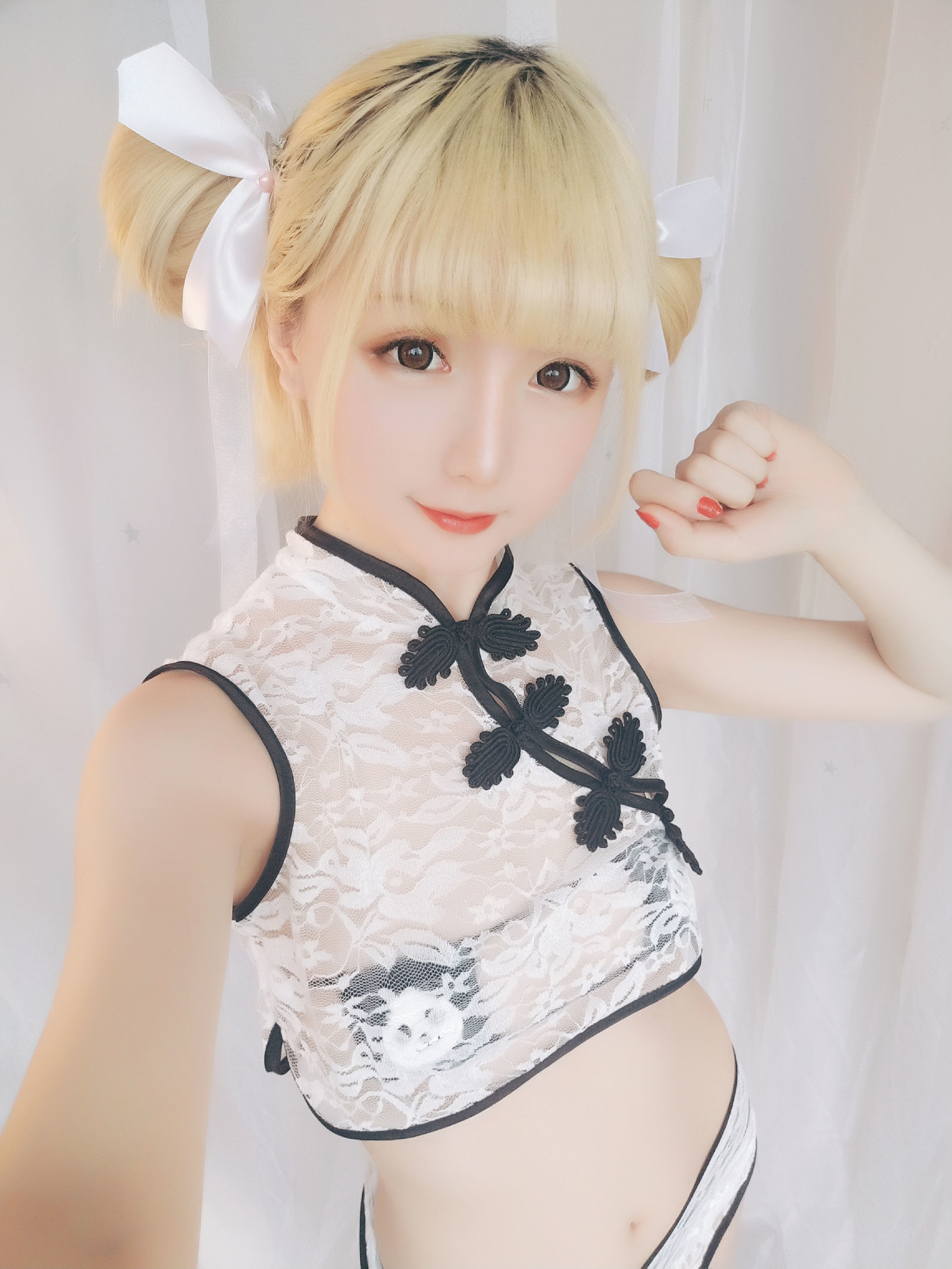 [萝莉COS] 星之迟迟 VOL.16 熊猫旗袍